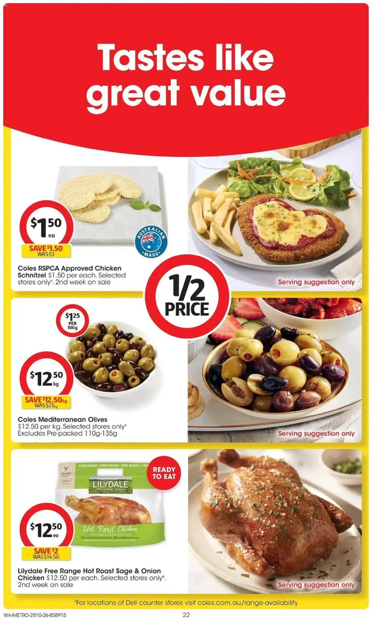 ﻿Coles catalogue valid from 28/10/2026 > Online Australia | Page: 22