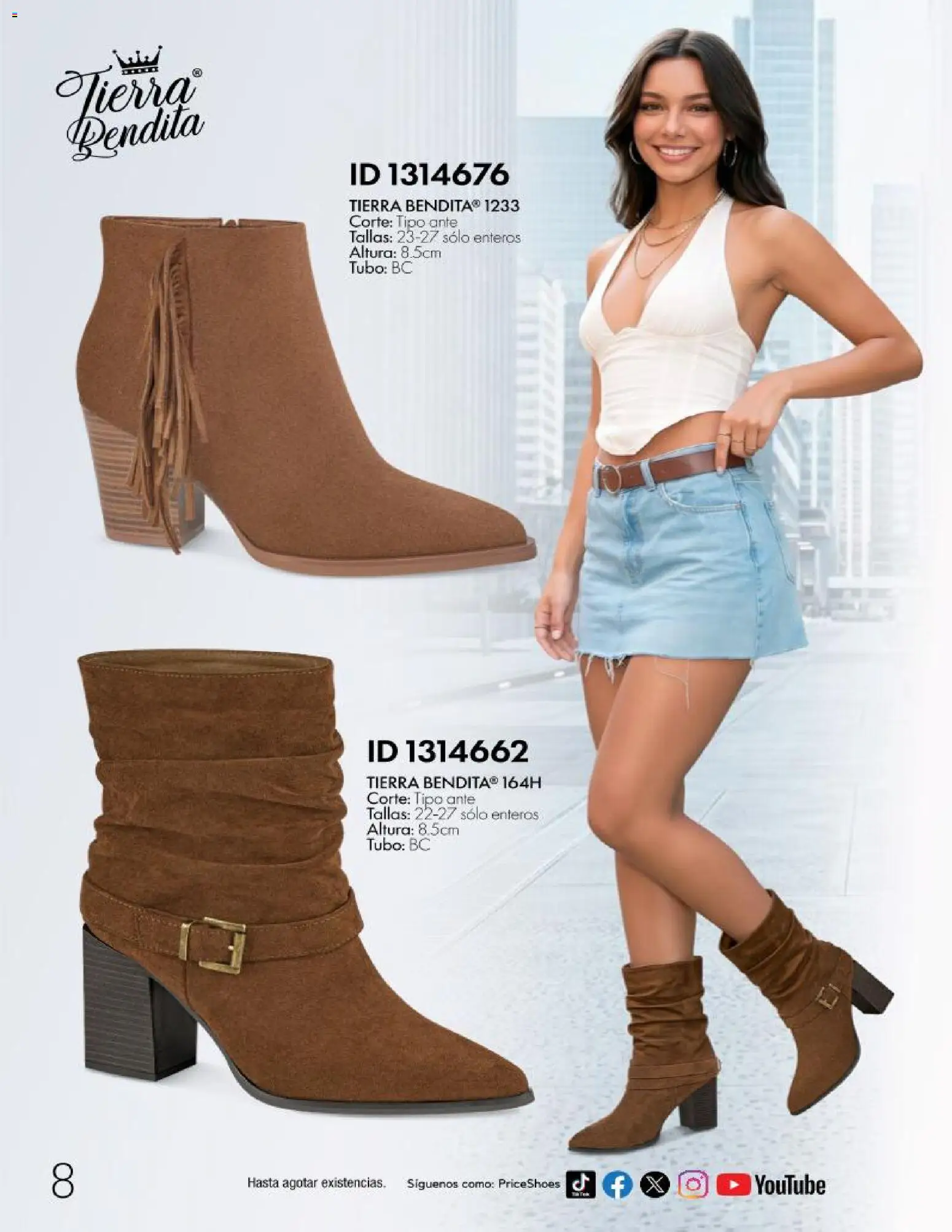 Nuevas ofertas de Price Shoes válidas en toda la República Mexicana desde el 28/10/2026. ¡Encuentra las mejores ofertas en Price Shoes catálogo 10 pagos sin intereses! | Página: 8