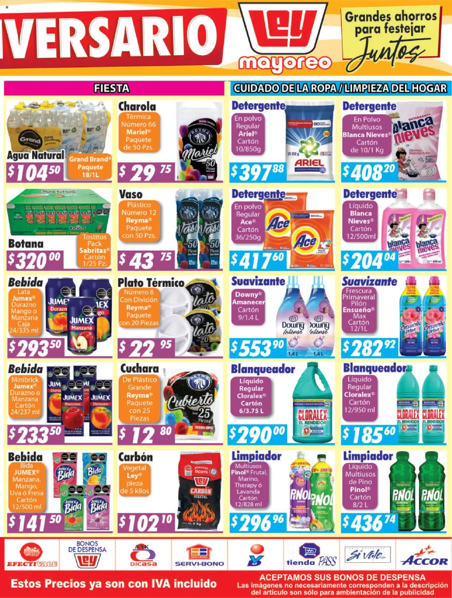 Nuevas ofertas de Casa Ley válidas en toda la República Mexicana desde el 21/09/2026. ¡Encuentra las mejores ofertas en Casa Ley folleto Hermosillo! | Página: 6 | Productos: Detergente, Durazno, Suavizante, Polvo