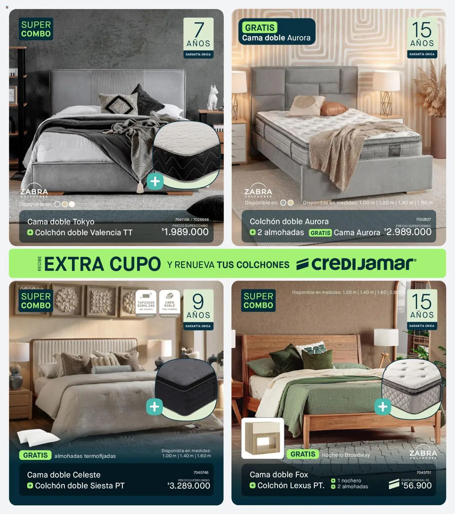 Muebles jamar revista - valida desde el 01/07/2026 | Página: 4 | Productos: Cama, Colchón