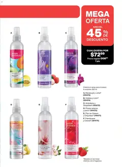 Vista previa de Arándano y Orquídea* (191473), Colonia en spray para el cuerpo, aroma Arándano y Orquídea. 200 ml, nuevo folleto de la tienda, válido en México a partir del 08.05.2026 | Página: 154