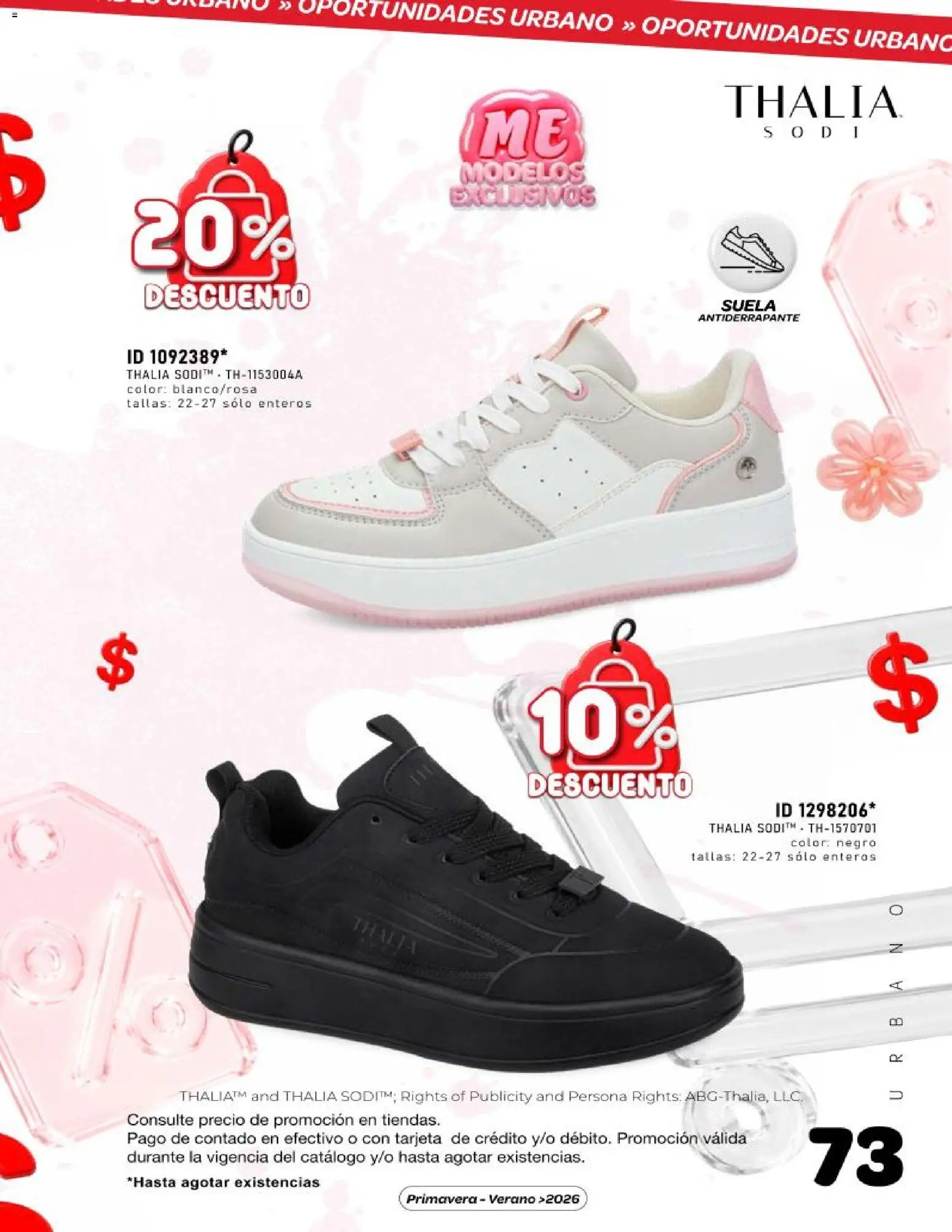 Nuevas ofertas de Price Shoes válidas en toda la República Mexicana desde el 03/07/2026. ¡Encuentra las mejores ofertas en Price Shoes catálogo Oportunidades Urbano! | Página: 73