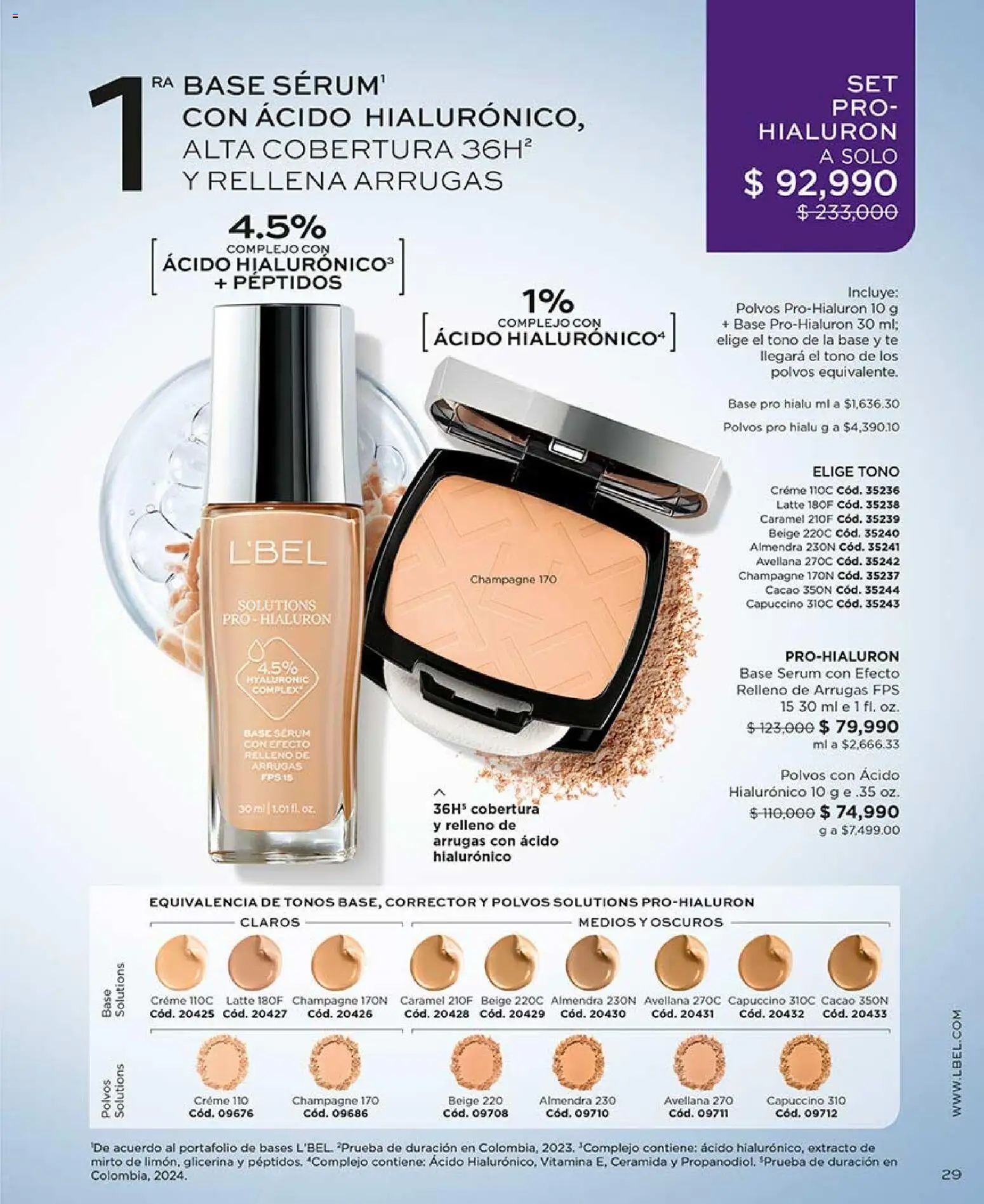 L'Bel revista - valida desde el 17.07.2026 | Página: 29 | Productos: Té, Almendra, Serum, Corrector