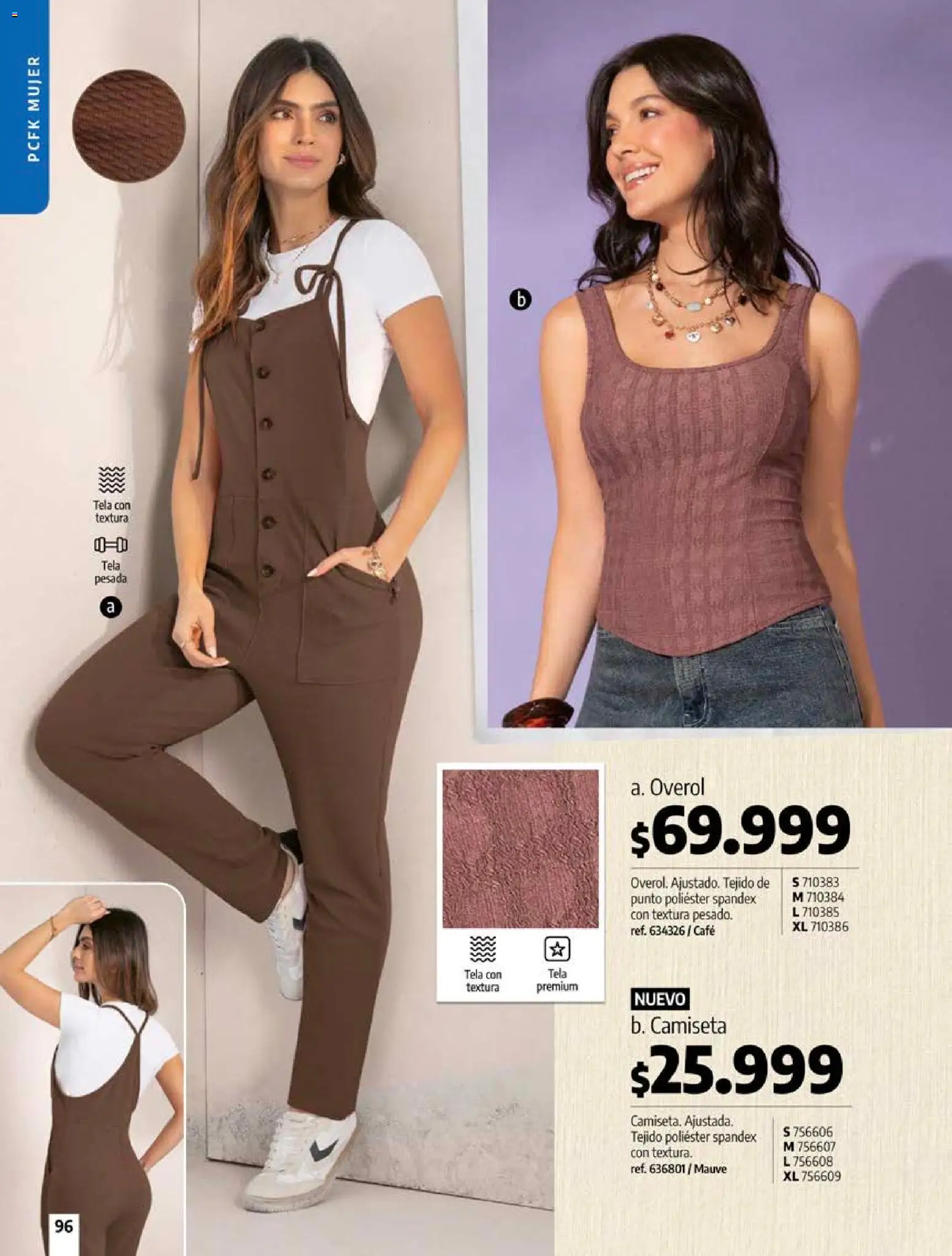 Pacifika revista - valida desde el 18/10/2026 | Página: 96 | Productos: Camiseta, Overol, Café