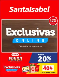 Santa Isabel Ofertas válido desde el 07.09.2026