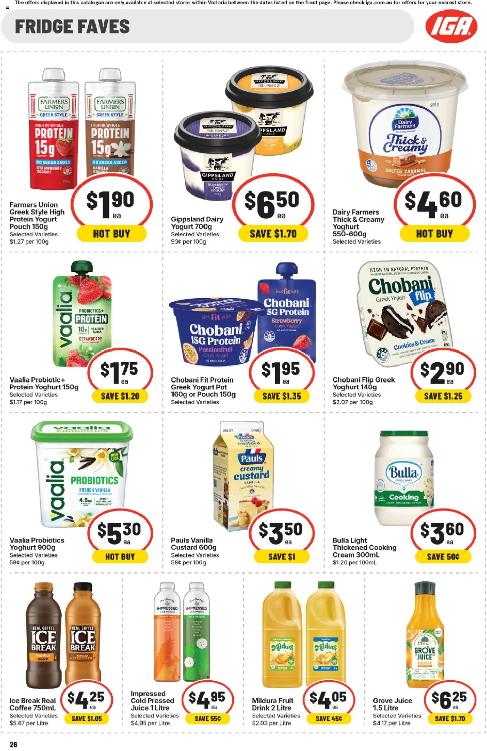 IGA catalogue - valid from 30/09/2026 | Page: 22 | Products: Pot, Ketchup, Olive oil, Fountain