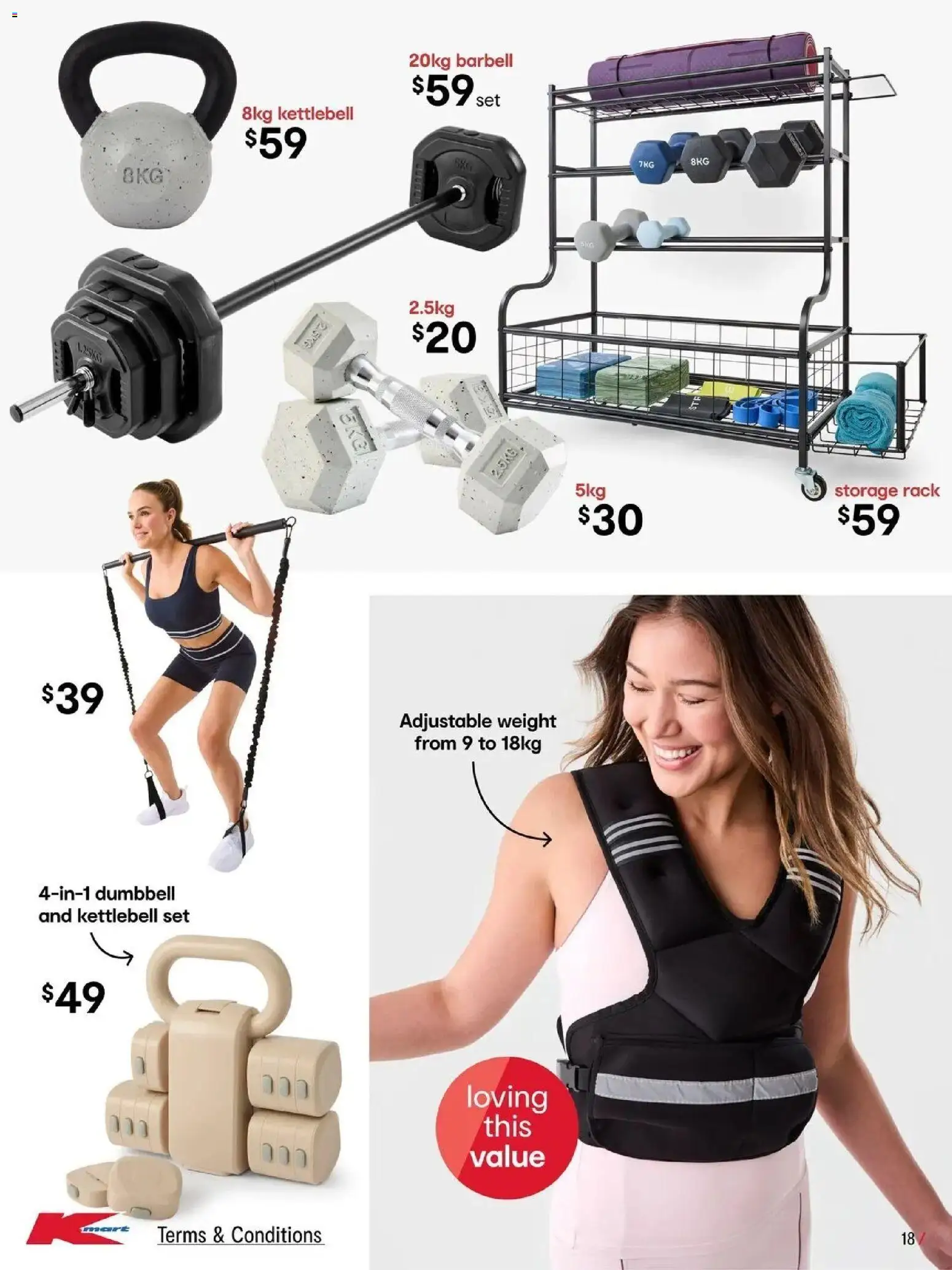 ﻿Kmart catalogue valid from 27/08/2026 > Online Australia | Page: 18 | Products: Weight