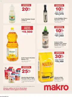 Makro catálogo -  Vista previa de la revista de la tienda Makro valido desde el 22.05.2026 | Página: 9 | Productos: Avena, Maletin, Botella, Maiz