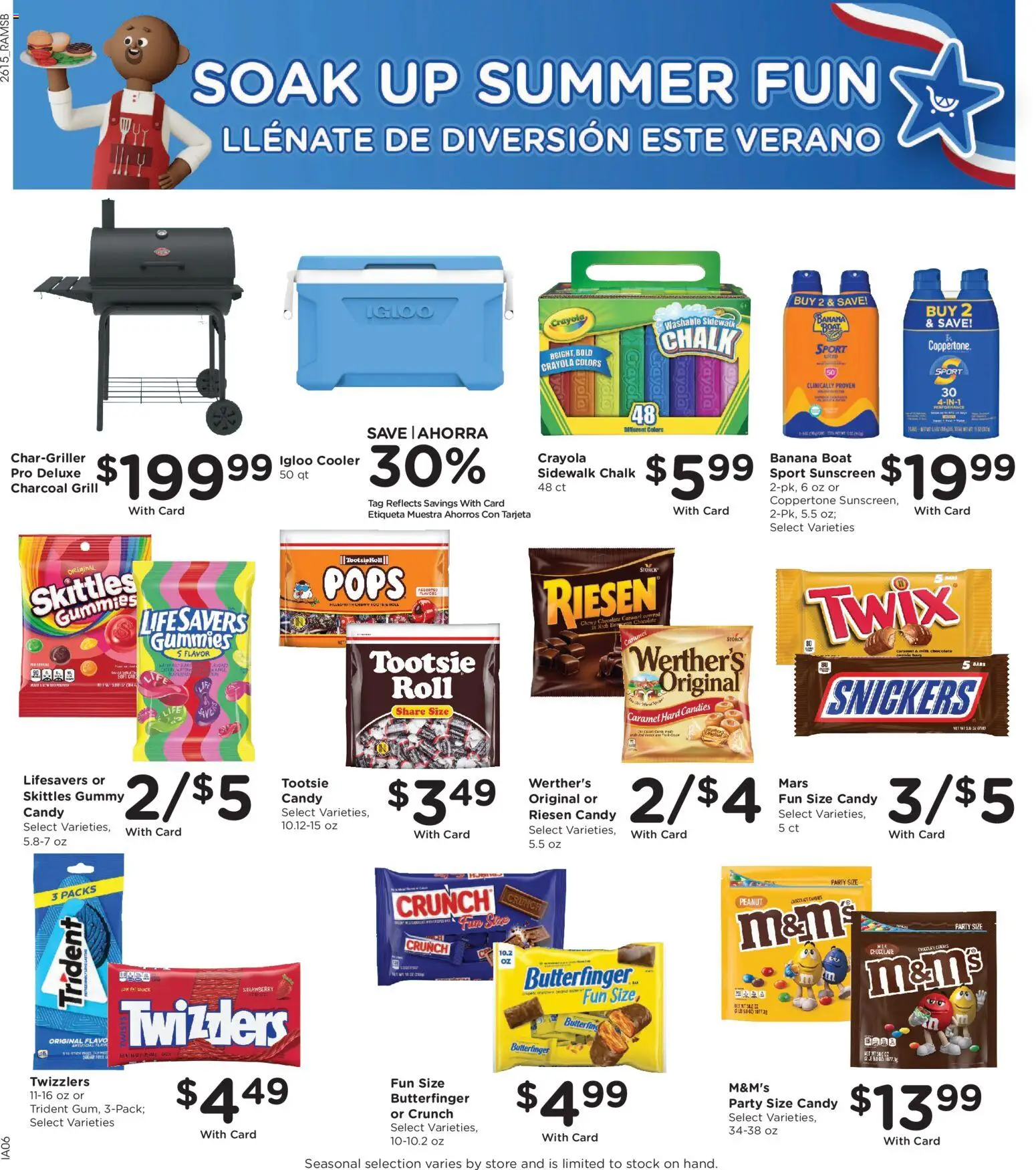 Ralphs Weekly Ad - valid from 13.05.2026 | Page: 15 | Products: Milk, Chocolate, Candies, Grill