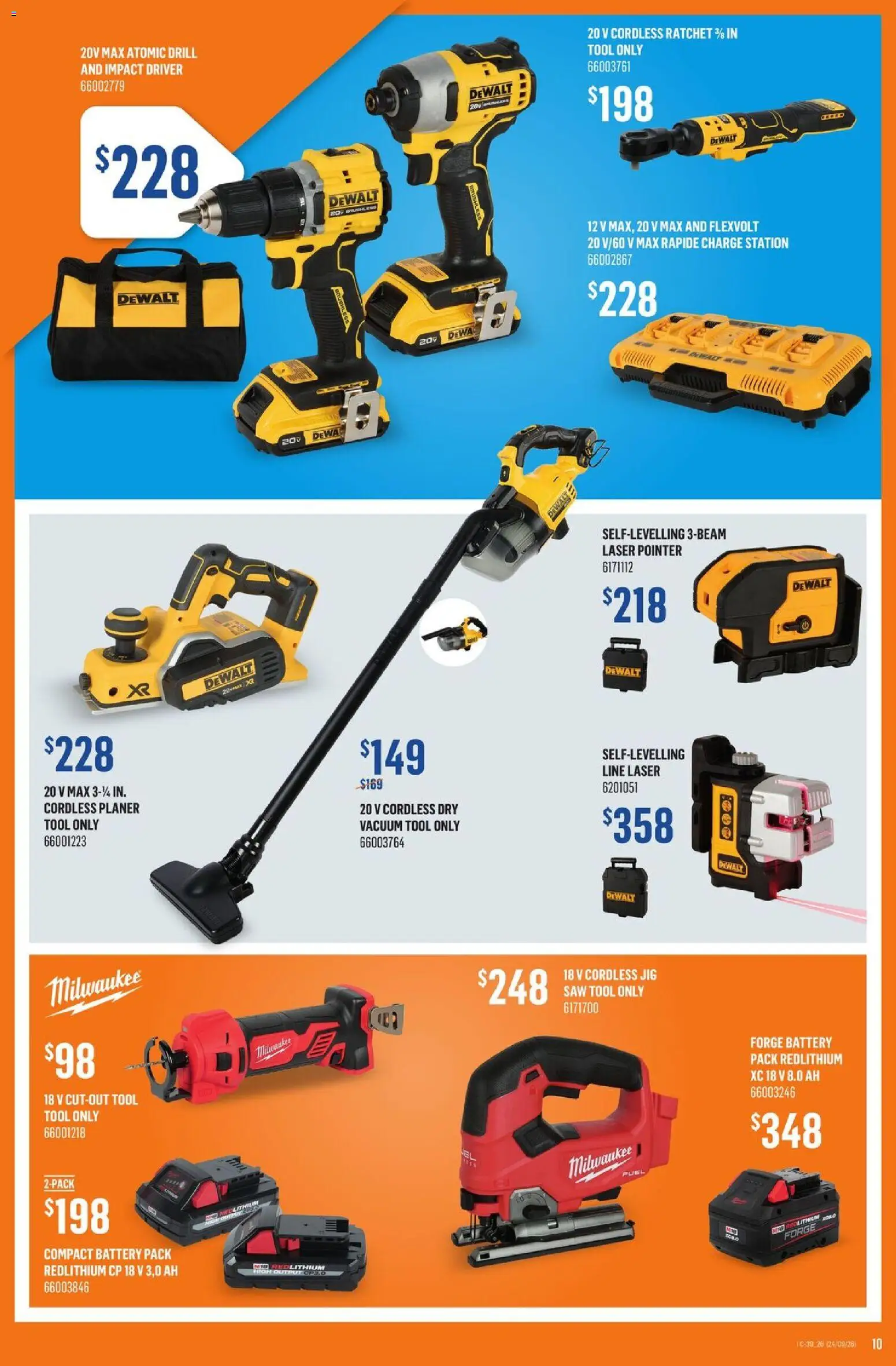 Canac flyer valid from Sep 24, 2026 | Page: 10 | Products: Battery