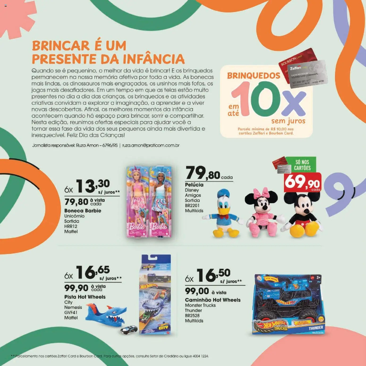 Zaffari Folheto - válido de 24/09/2026 | Página: 2 | Produtos: Boneca, Pelúcia, Bourbon, Jogos