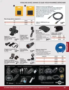 Preview of Princess Auto catalogue - Surplus from shop Princess Auto valid from Apr 21, 2026 | Page: 19 | Products: Video, Audio, Cable