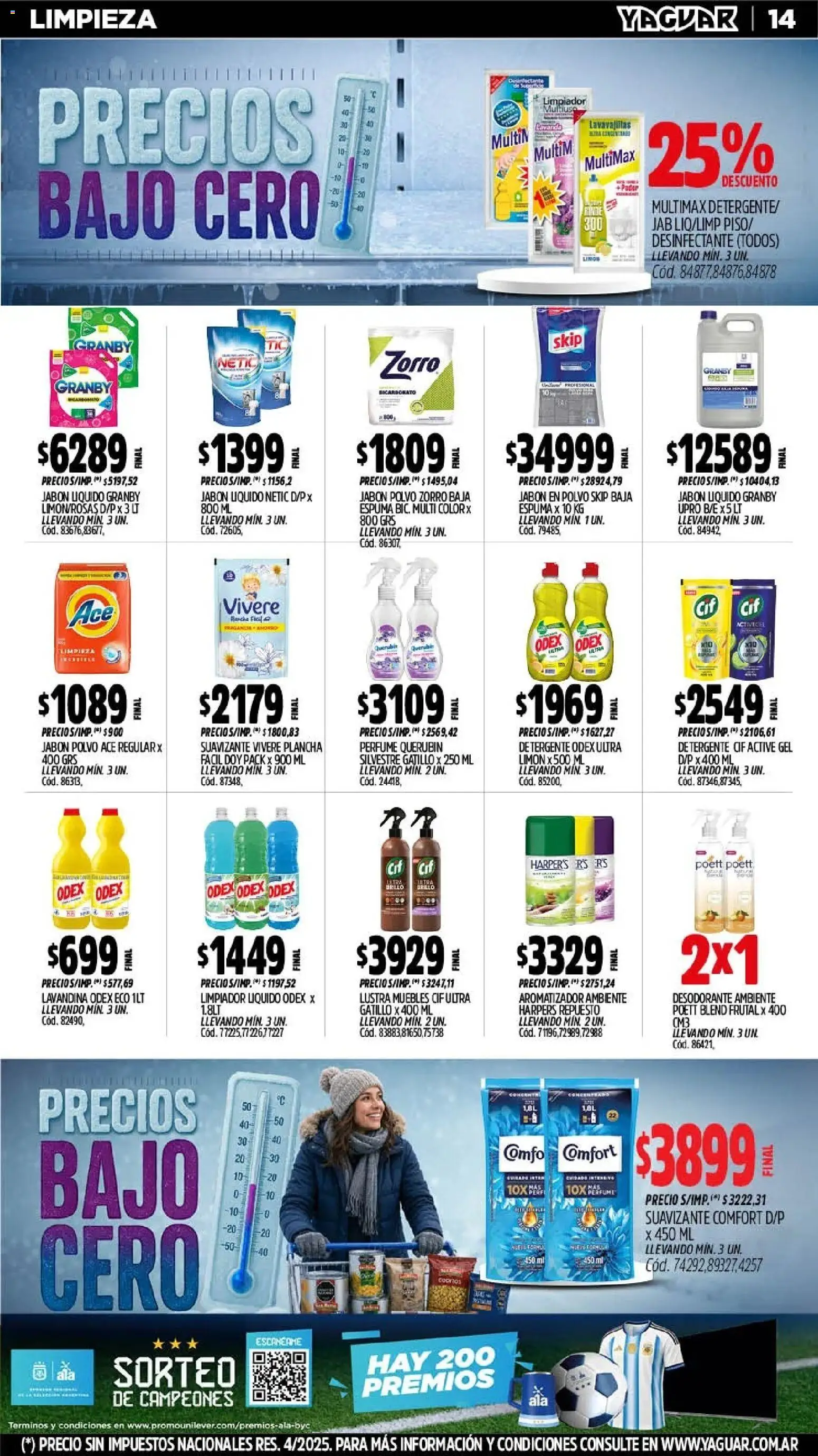 Yaguar - Oferta Semanal Trelew │ válido desde el 20/07/2026 | Página: 15 | Productos: Lavandina, Perfume, Limón, Espuma