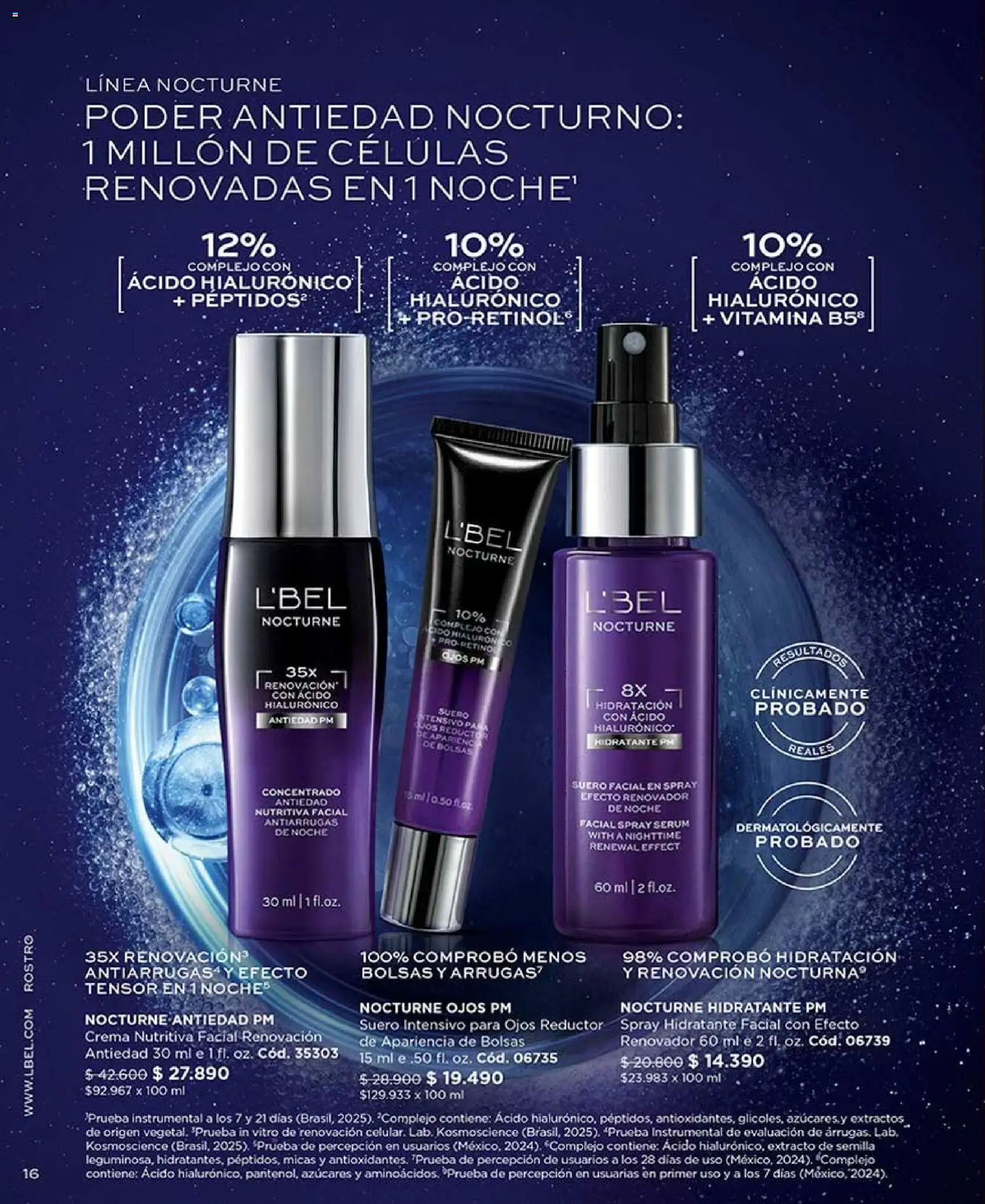 Catálogo L'Bel Campaña 15 │ válido desde el 06.09.2026 | Página: 16 | Productos: Crema, Serum