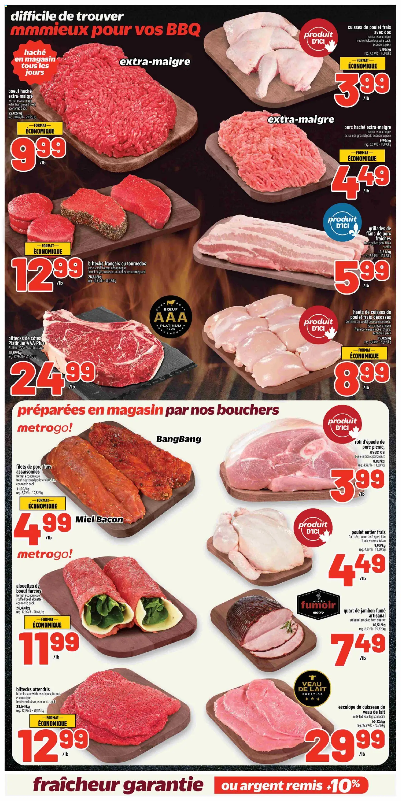 Metro flyer valid from Jul 2, 2026 | Page: 7 | Products: Beef, Milk, Ham, Chicken