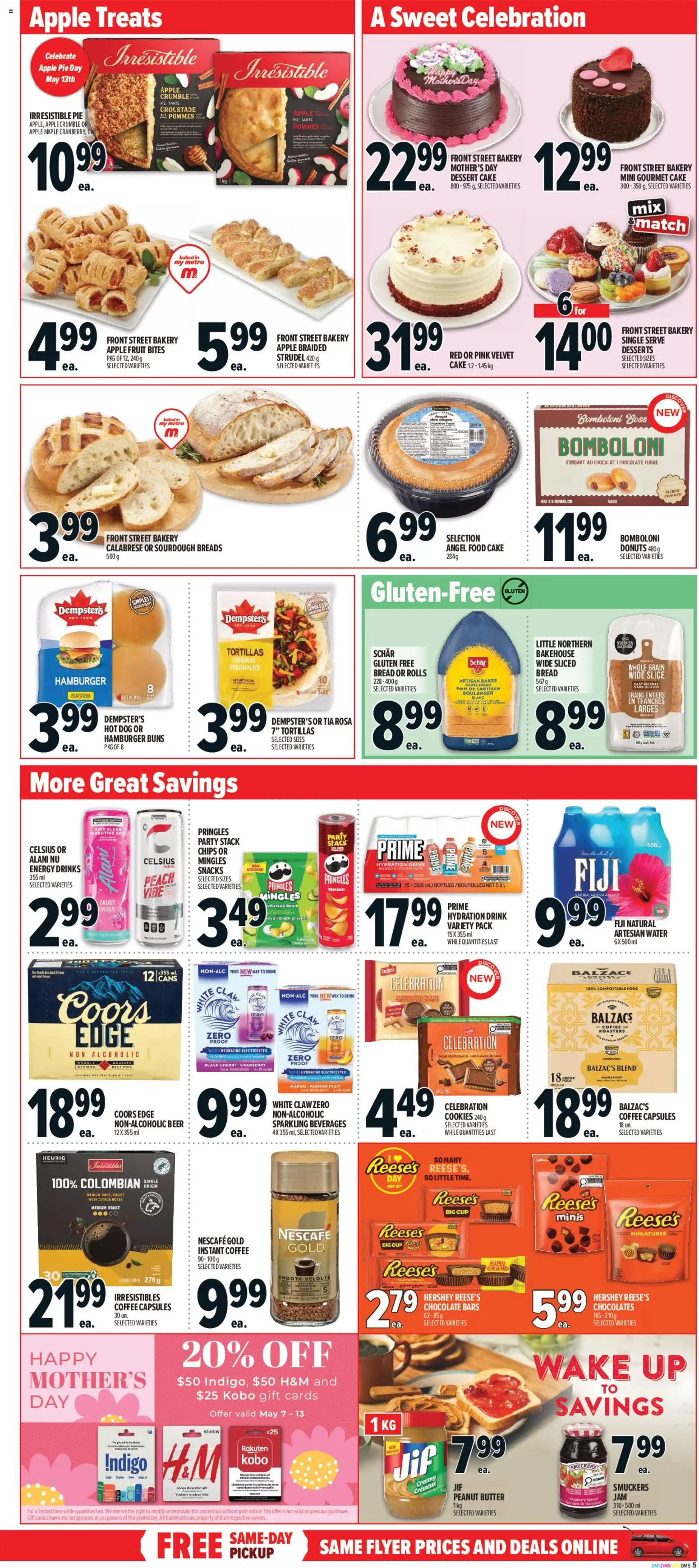 Metro flyer valid from 07.05.2026 | Page: 13 | Products: Bakery, Coffee, Chocolate, Beer