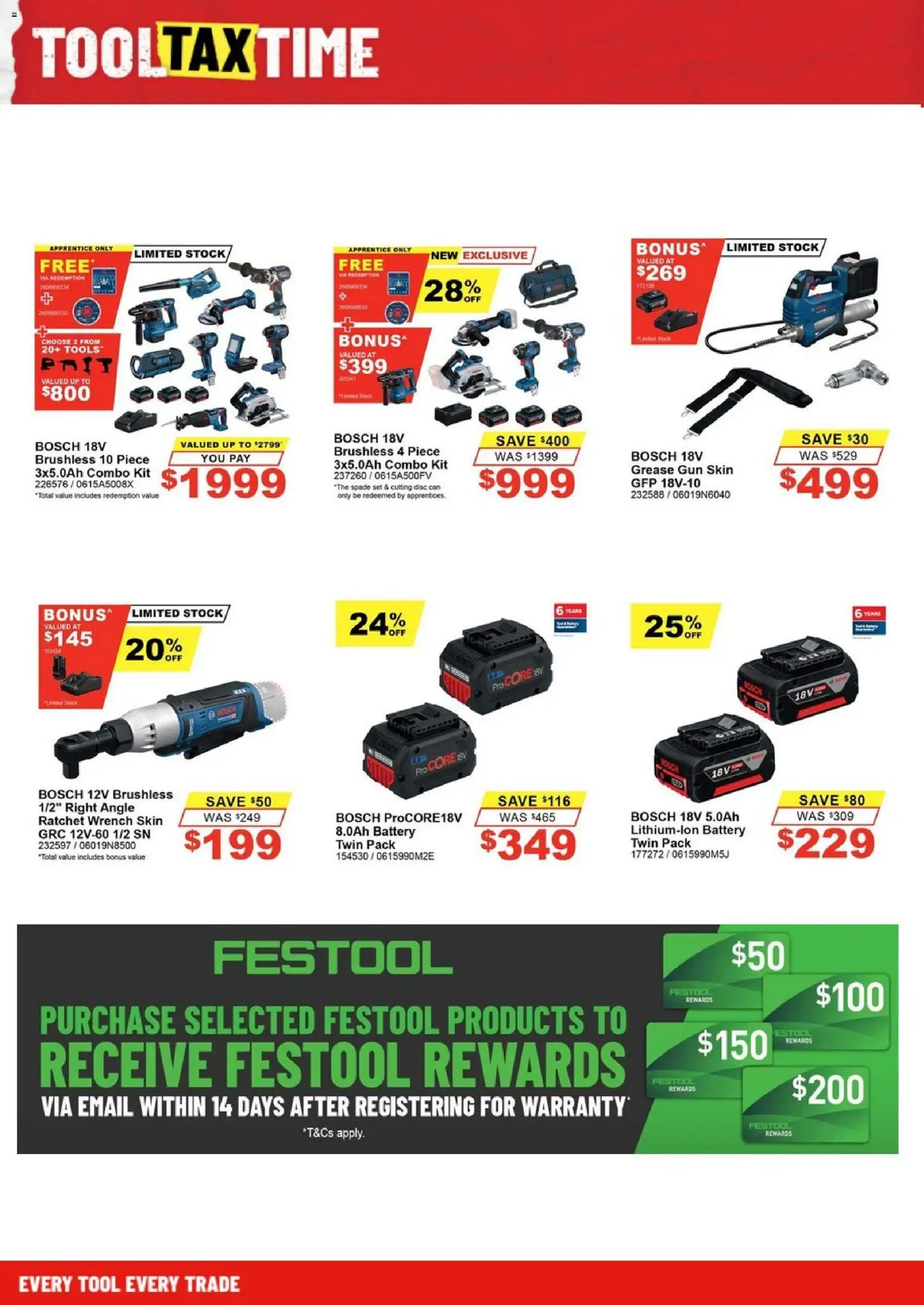 Total Tools catalogue - valid from 12.05.2026 | Page: 8 | Products: Battery, Stool, Spade