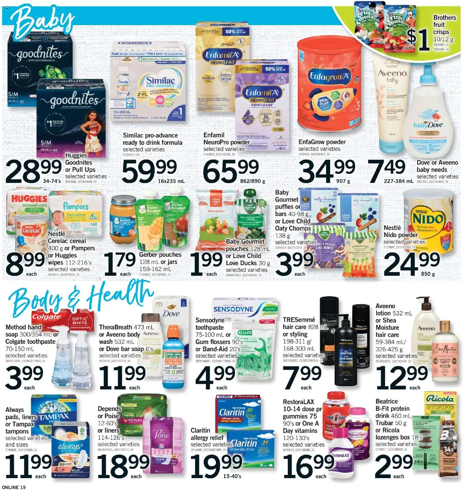 Fortinos flyer valid from 04.06.2026 | Page: 19 | Products: Powder, Soap, Toothpaste, Chocolate