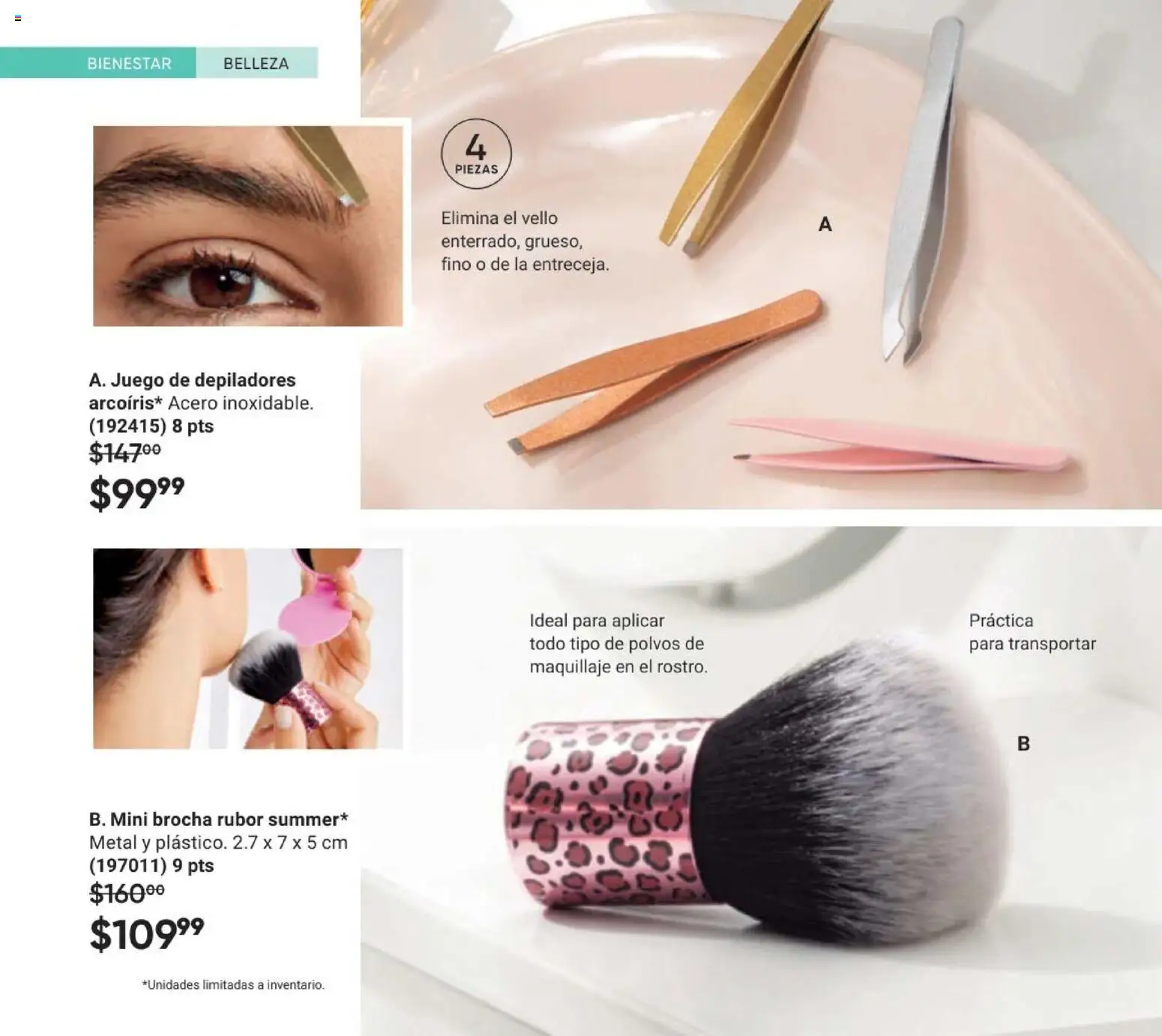 Nuevas ofertas de AVON válidas en toda la República Mexicana desde el 11/09/2026. ¡Encuentra las mejores ofertas en AVON Casa & Estilo 14 2026! | Página: 120 | Productos: Juego, Maquillaje, Rubor
