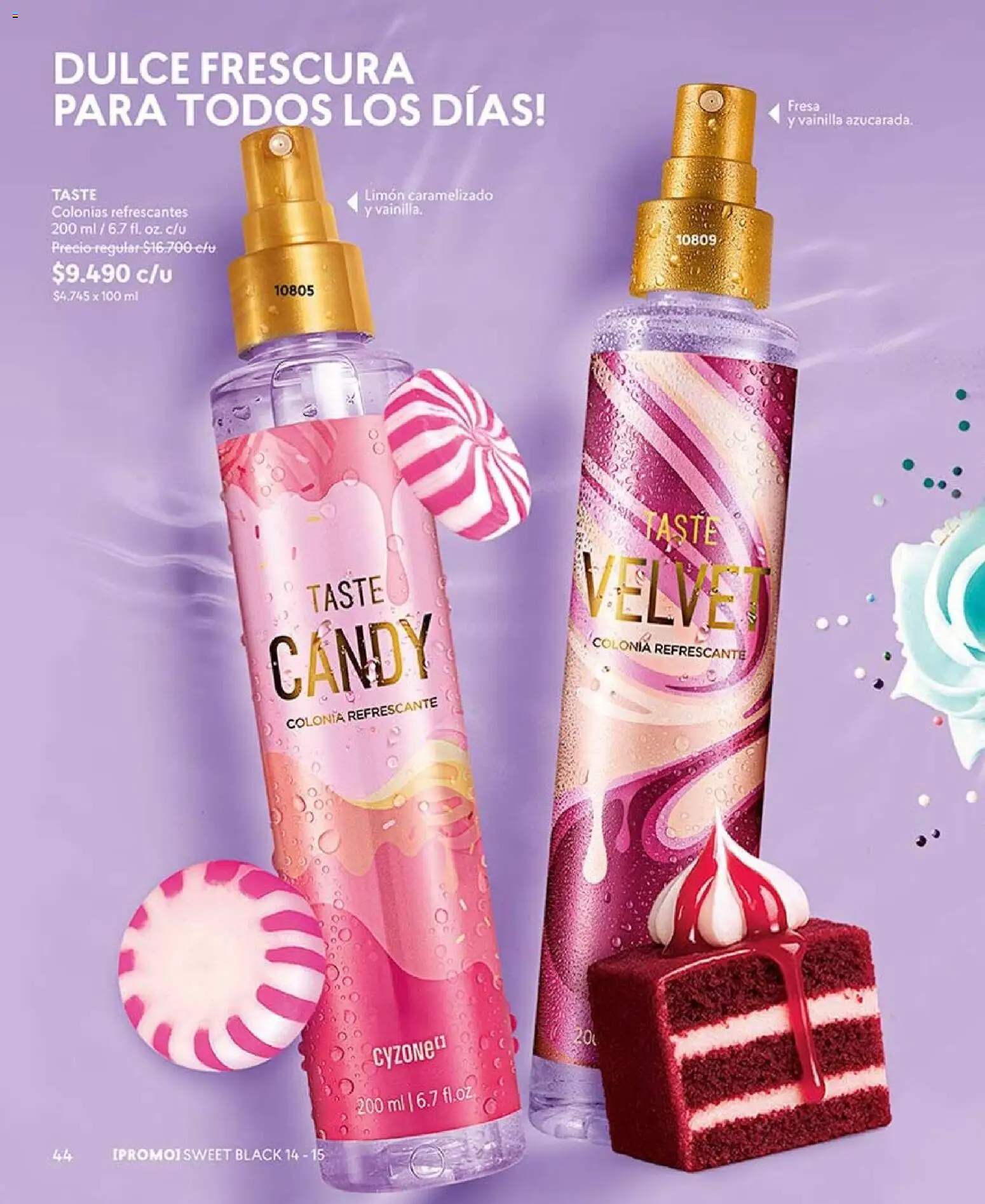 Catálogo CyZone Campaña 13 │ válido desde el 25.07.2026 | Página: 44 | Productos: Limón, Vainilla