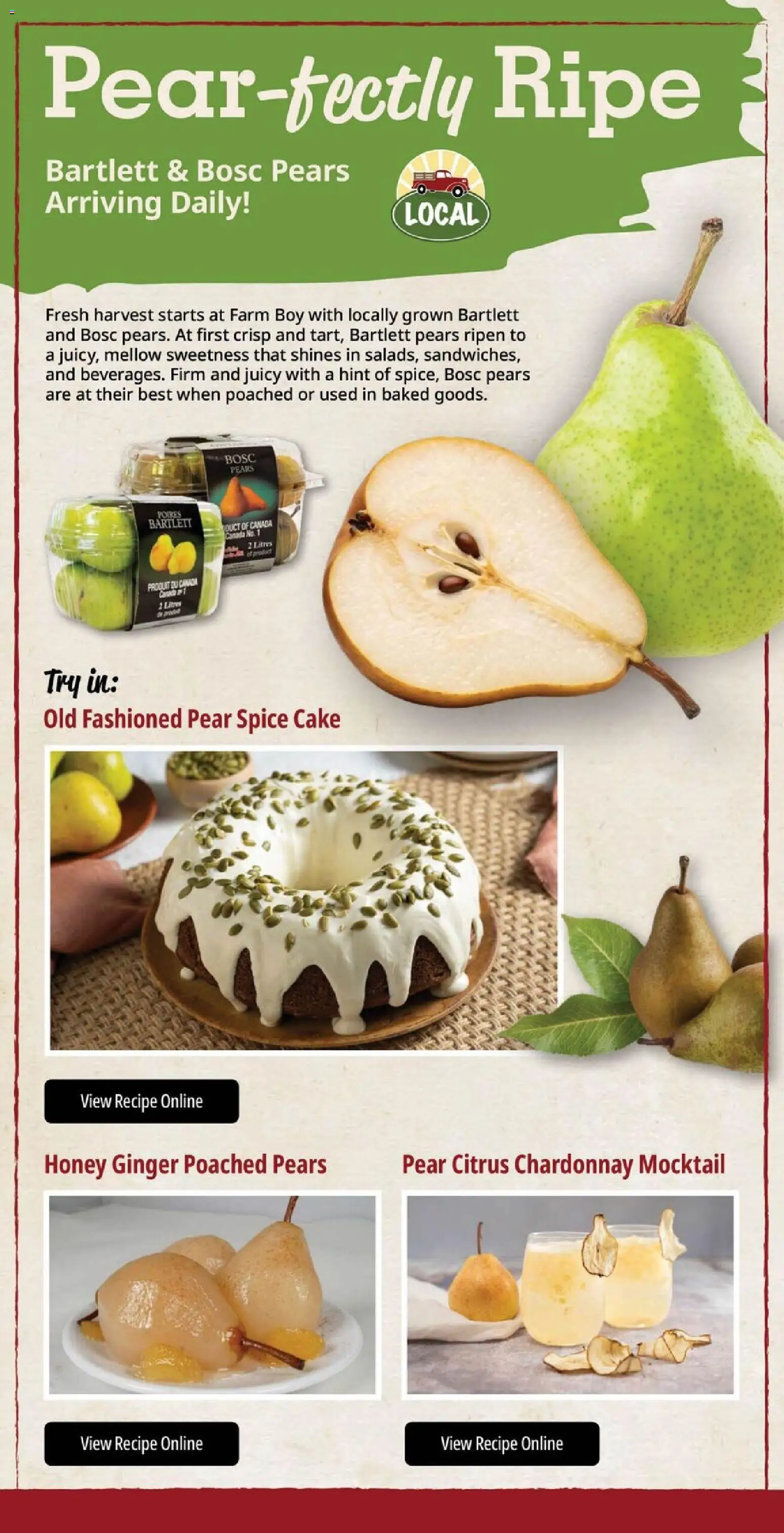 Farm Boy flyer valid from Oct 1, 2026 | Page: 9 | Products: Citrus, Sweetness, Ginger, Honey