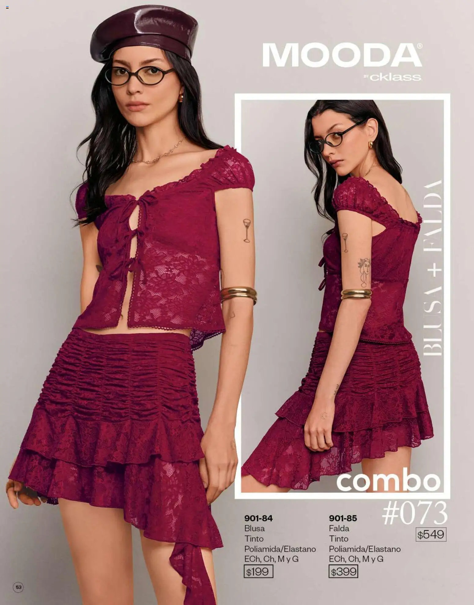 Nuevas ofertas de Cklass válidas en toda la República Mexicana desde el 05.03.2026. ¡Encuentra las mejores ofertas en Cklass catálogo Verano Mooda! | Página: 54 | Productos: Blusa, Falda