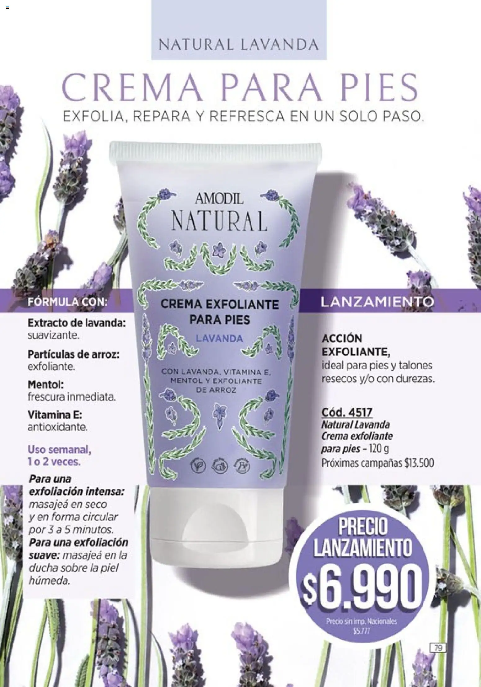 Catálogo Amodil Campaña 15 │ válido desde el 26/08/2026 | Página: 79 | Productos: Ducha, Exfoliante, Arroz, Crema
