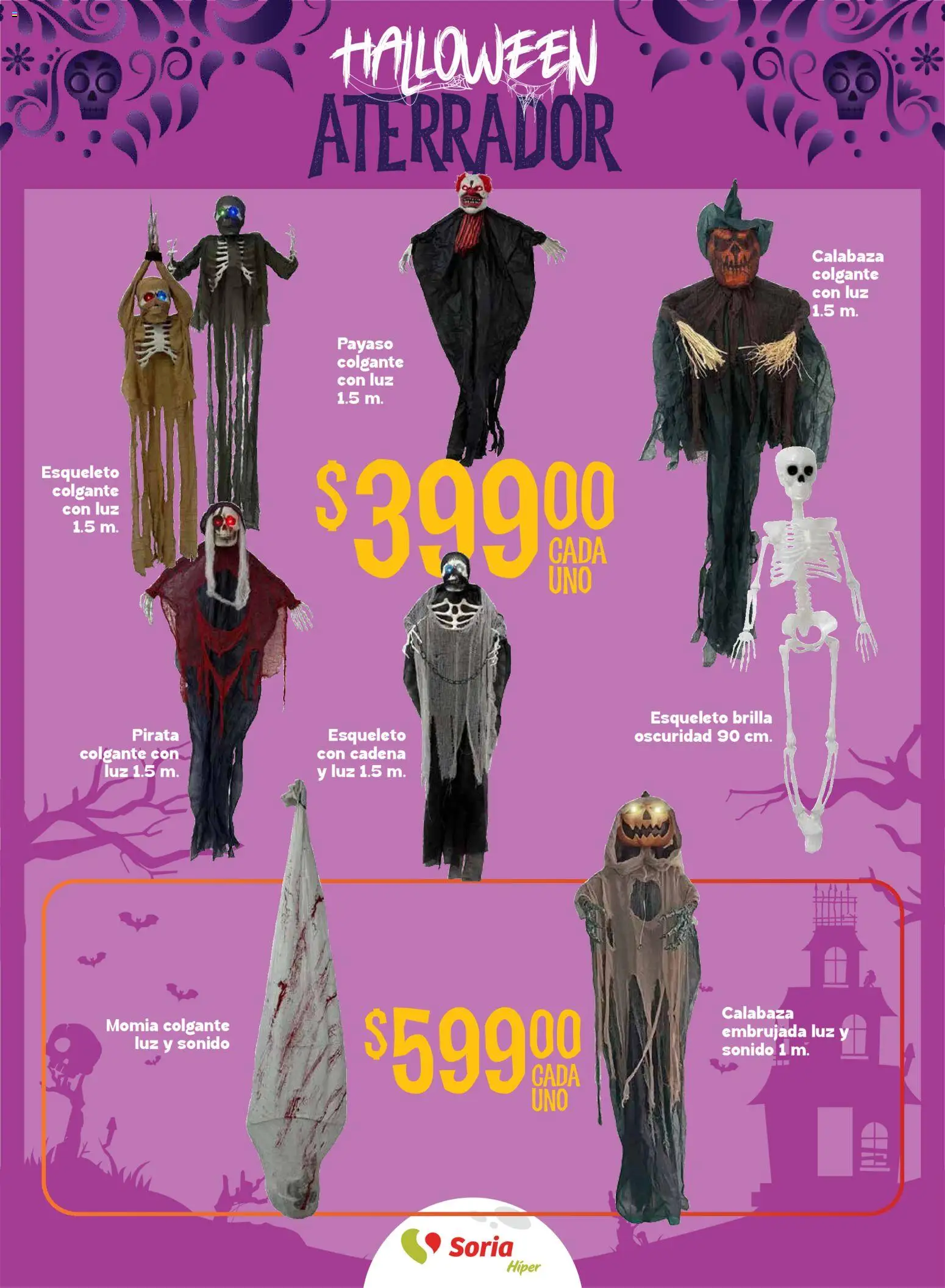 Nuevas ofertas de Soriana válidas en toda la República Mexicana desde el 08/09/2026. ¡Encuentra las mejores ofertas en Soriana Halloween y Día de muertos Híper Nacional! | Página: 25