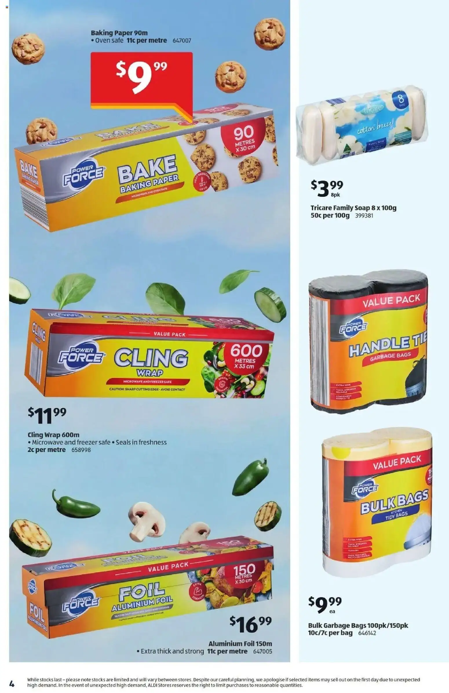 Aldi catalogue - valid from 01/07/2026 | Page: 4 | Products: Soap, Bag, Freezer, Safe