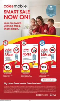 Preview of Coles catalogue - valid from 30/09/2026 | Page: 47 | Products: Mobile phone, Phone, Device, Mobile