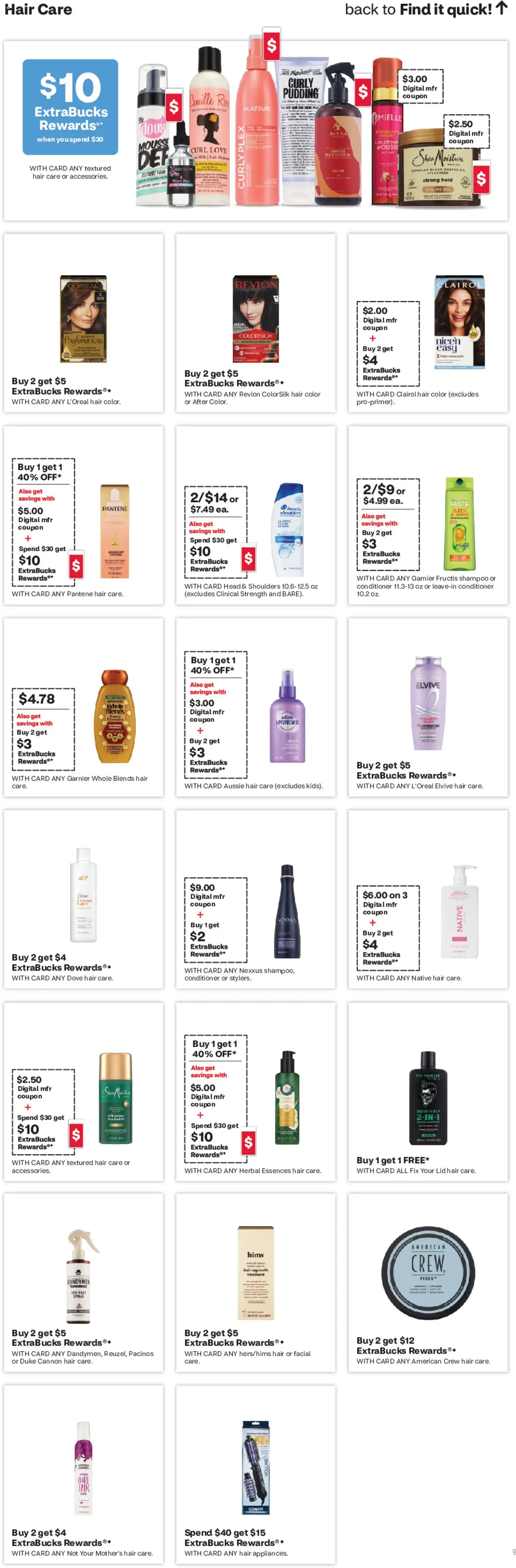 CVS Pharmacy Weekly Ad - CO - valid from 14.06.2026 | Page: 14 | Products: Press, Shampoo, Oil, Salt