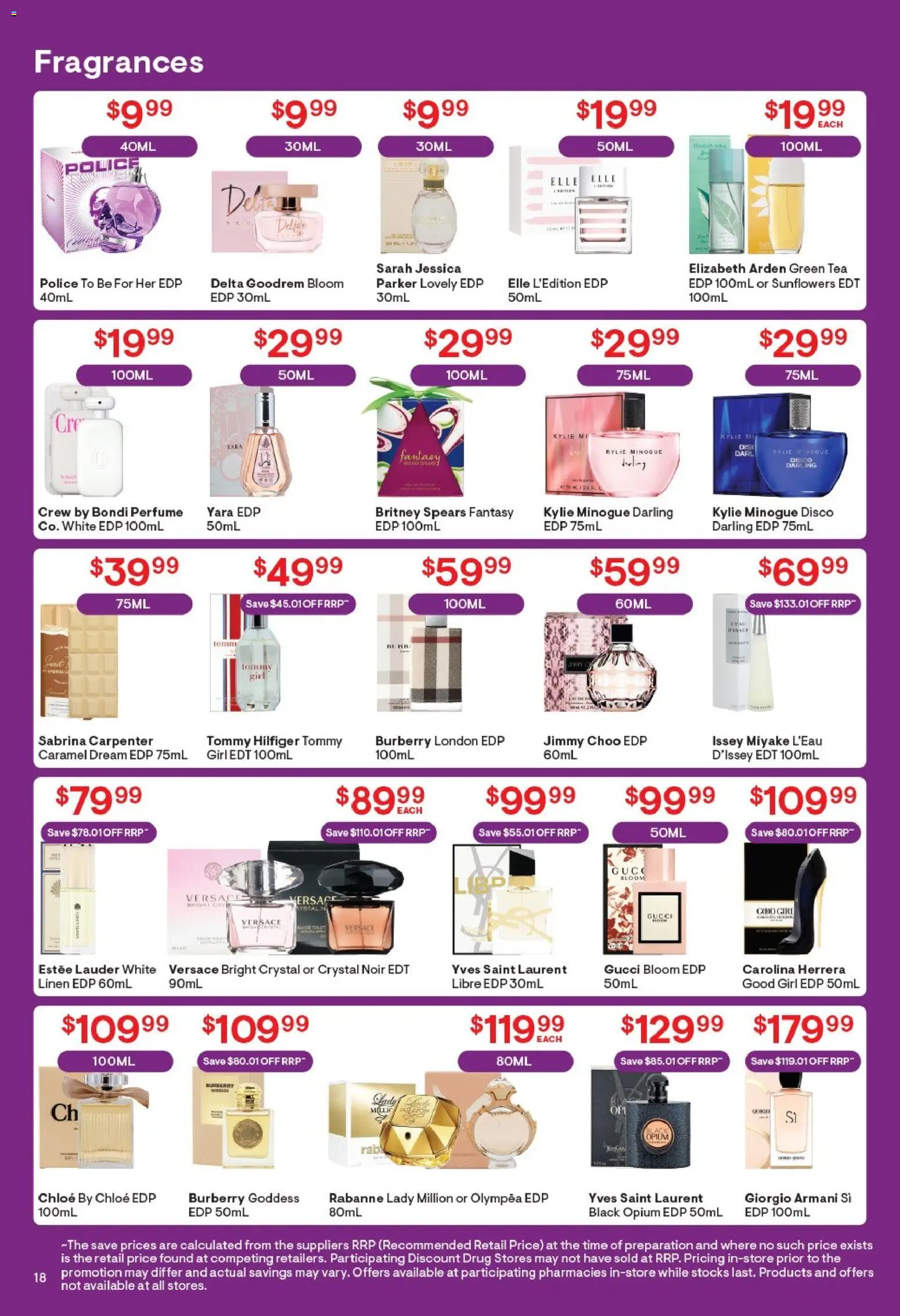 Discount Drug Stores catalogue - valid from 14/09/2026 | Page: 19 | Products: Perfume, Linen, Tea, Green tea