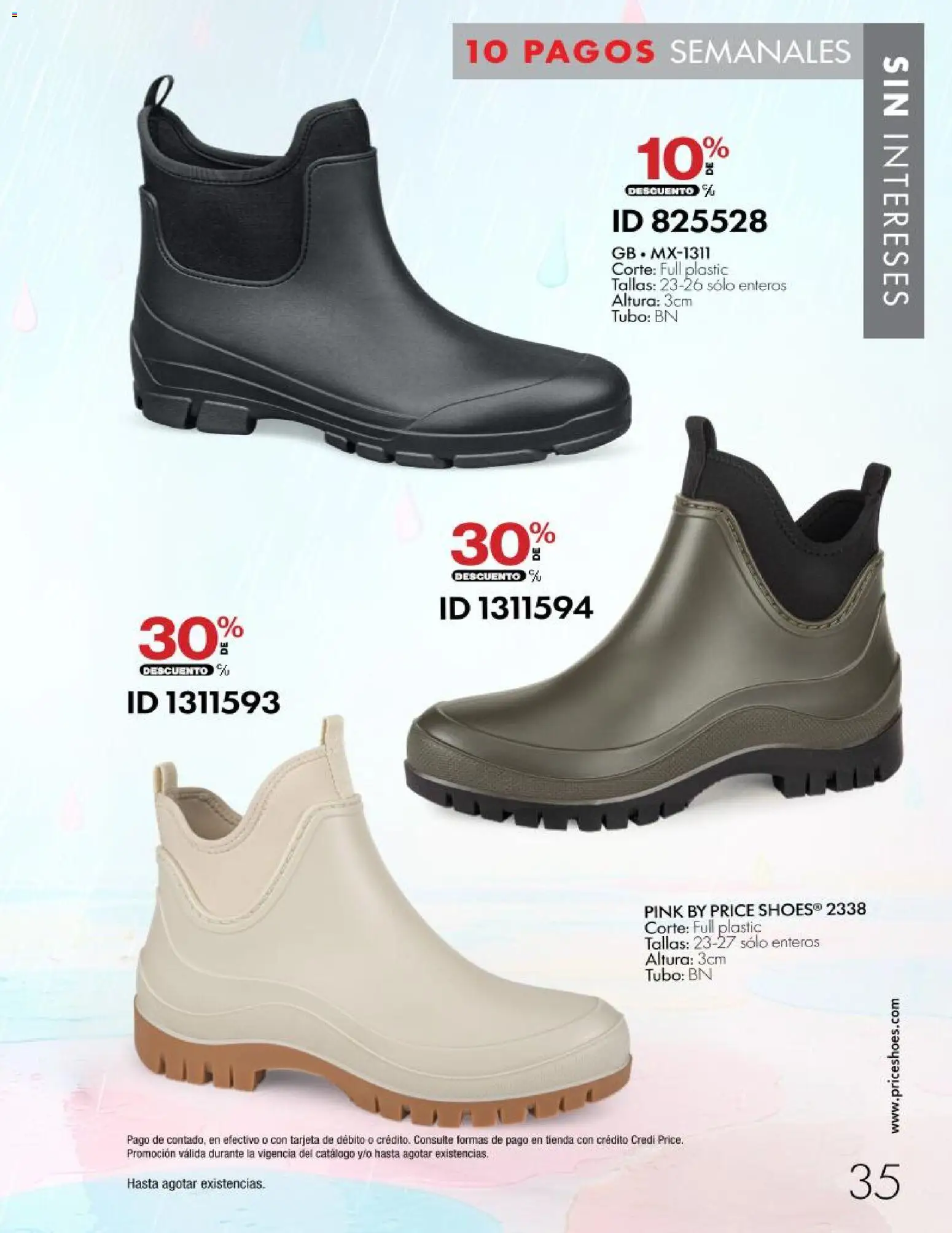 Nuevas ofertas de Price Shoes válidas en toda la República Mexicana desde el 28/10/2026. ¡Encuentra las mejores ofertas en Price Shoes catálogo 10 pagos sin intereses! | Página: 35