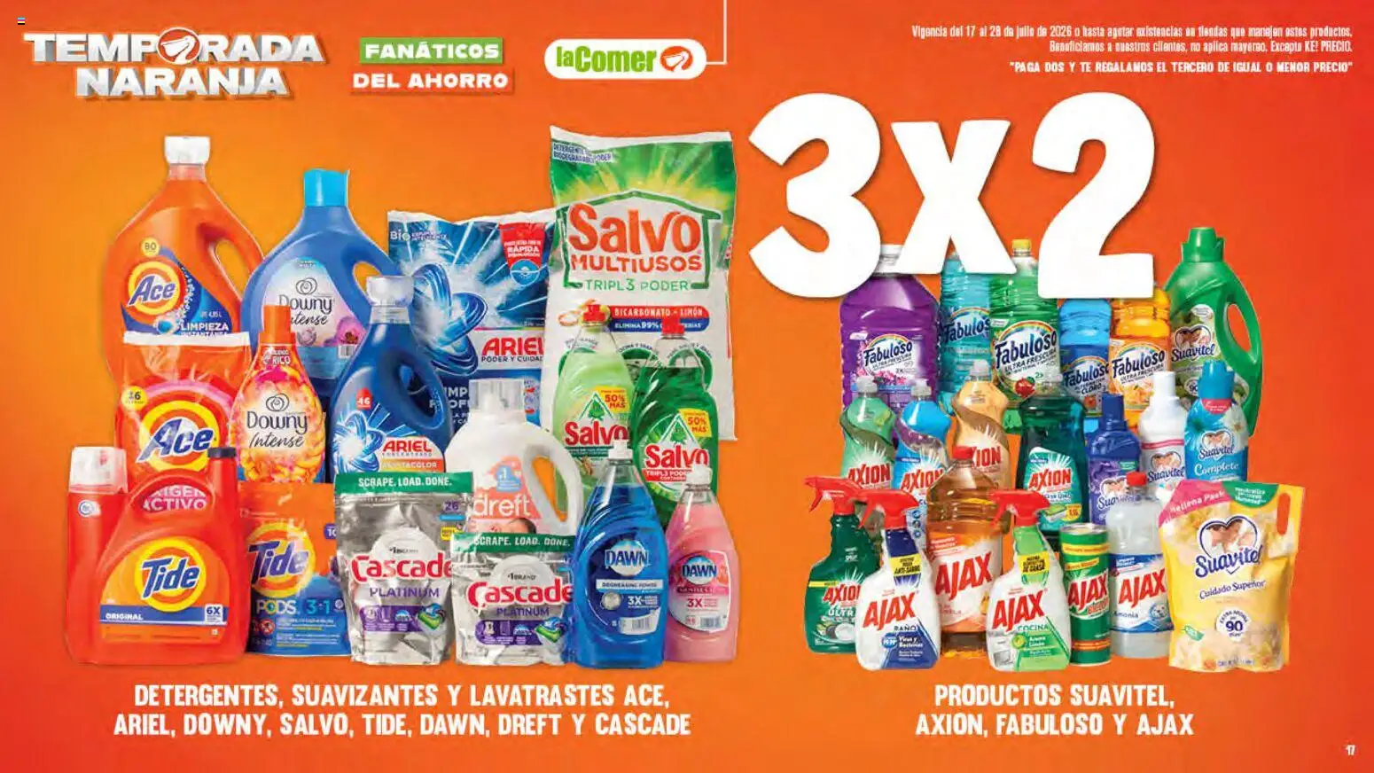 Nuevas ofertas de La Comer válidas en toda la República Mexicana desde el 17/07/2026. ¡Encuentra las mejores ofertas en La Comer folleto! | Página: 17 | Productos: Té