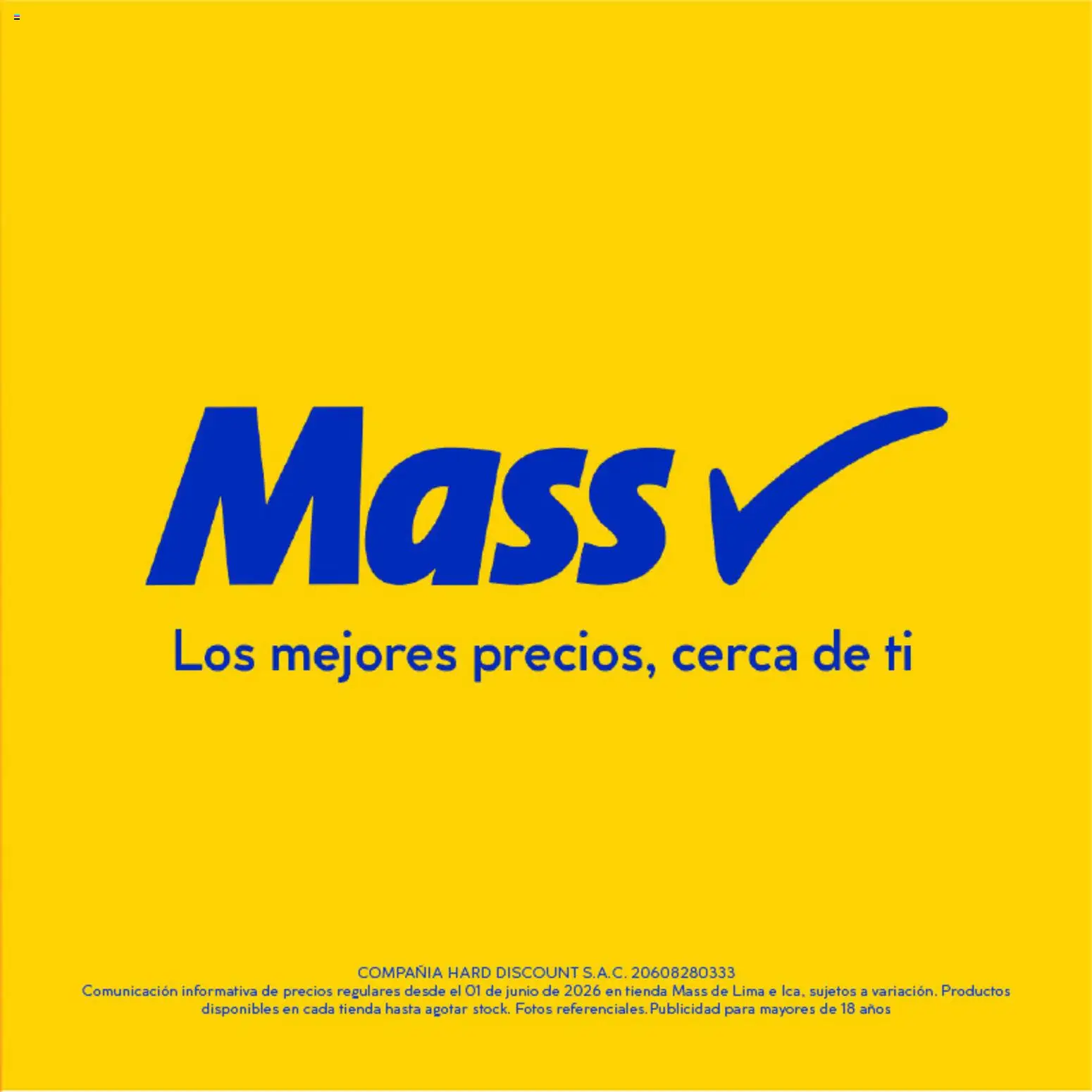 Catálogo Mass válido desde 01.06.2026 | Página: 9