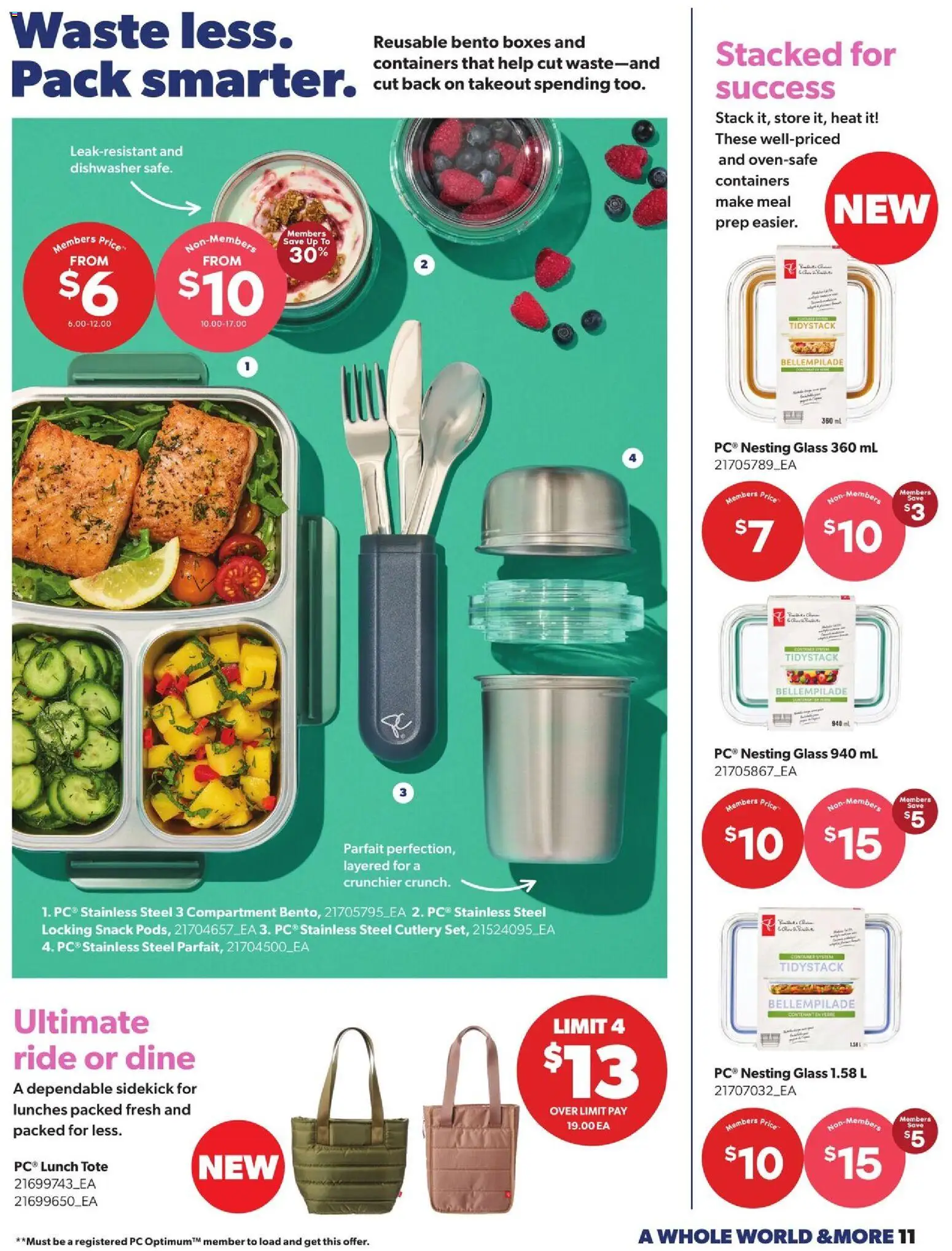 Real Canadian Superstore flyer valid from Aug 6, 2026 | Page: 11 | Products: PC, Dishwasher