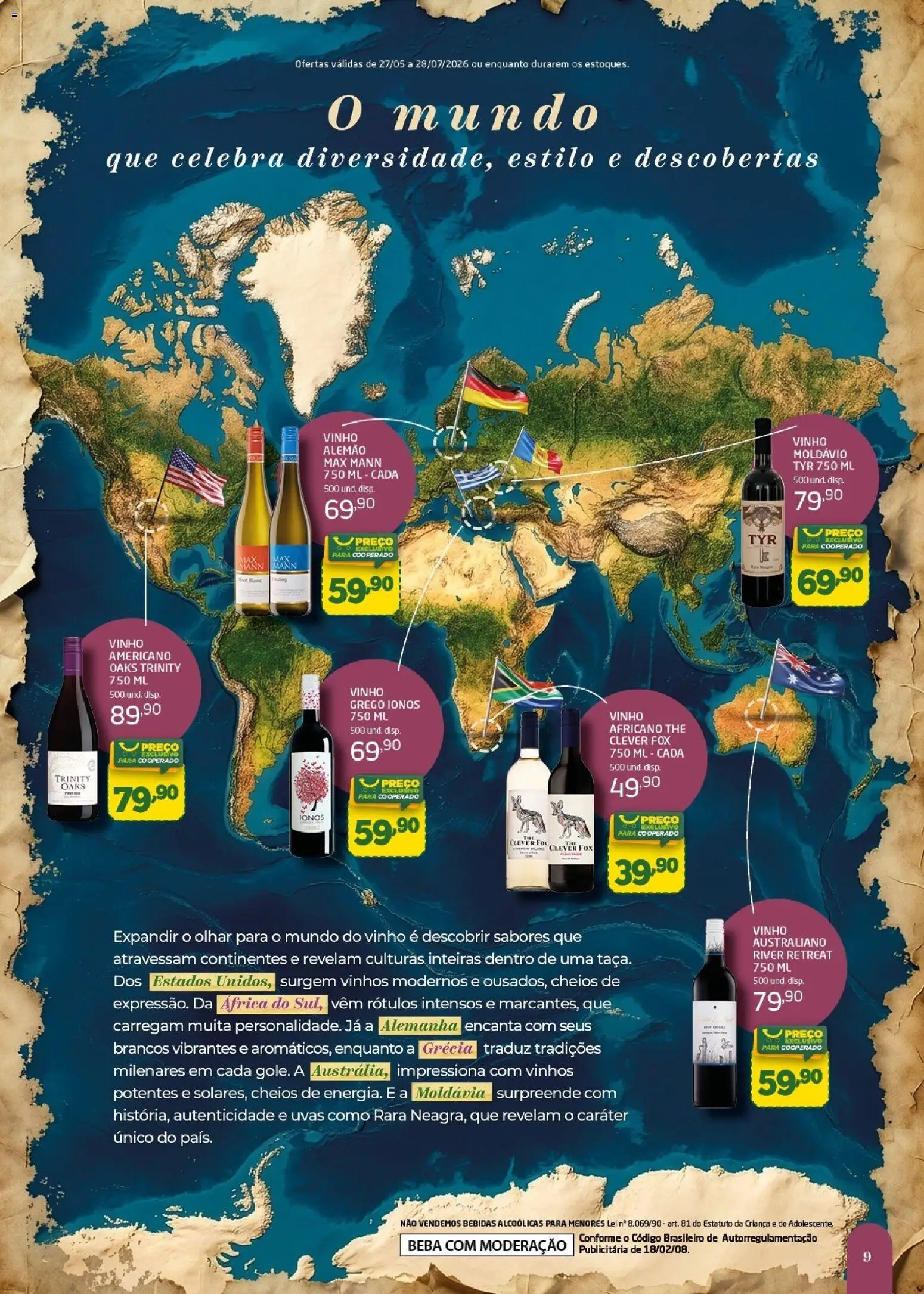 Cooper Folheto - válido de 27.05.2026 | Página: 9 | Produtos: Vinho, Uvas