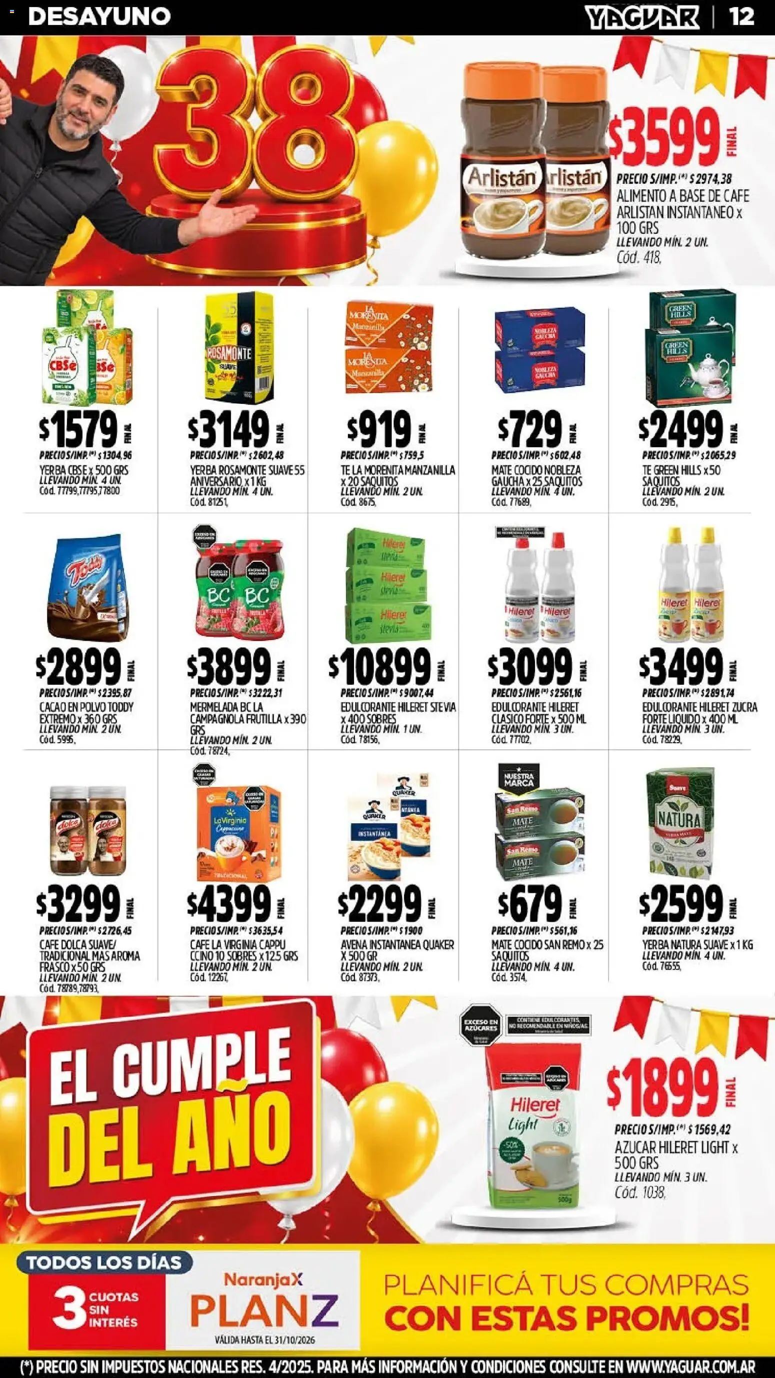 Yaguar - Oferta Semanal Misiones │ válido desde el 05/10/2026 | Página: 10