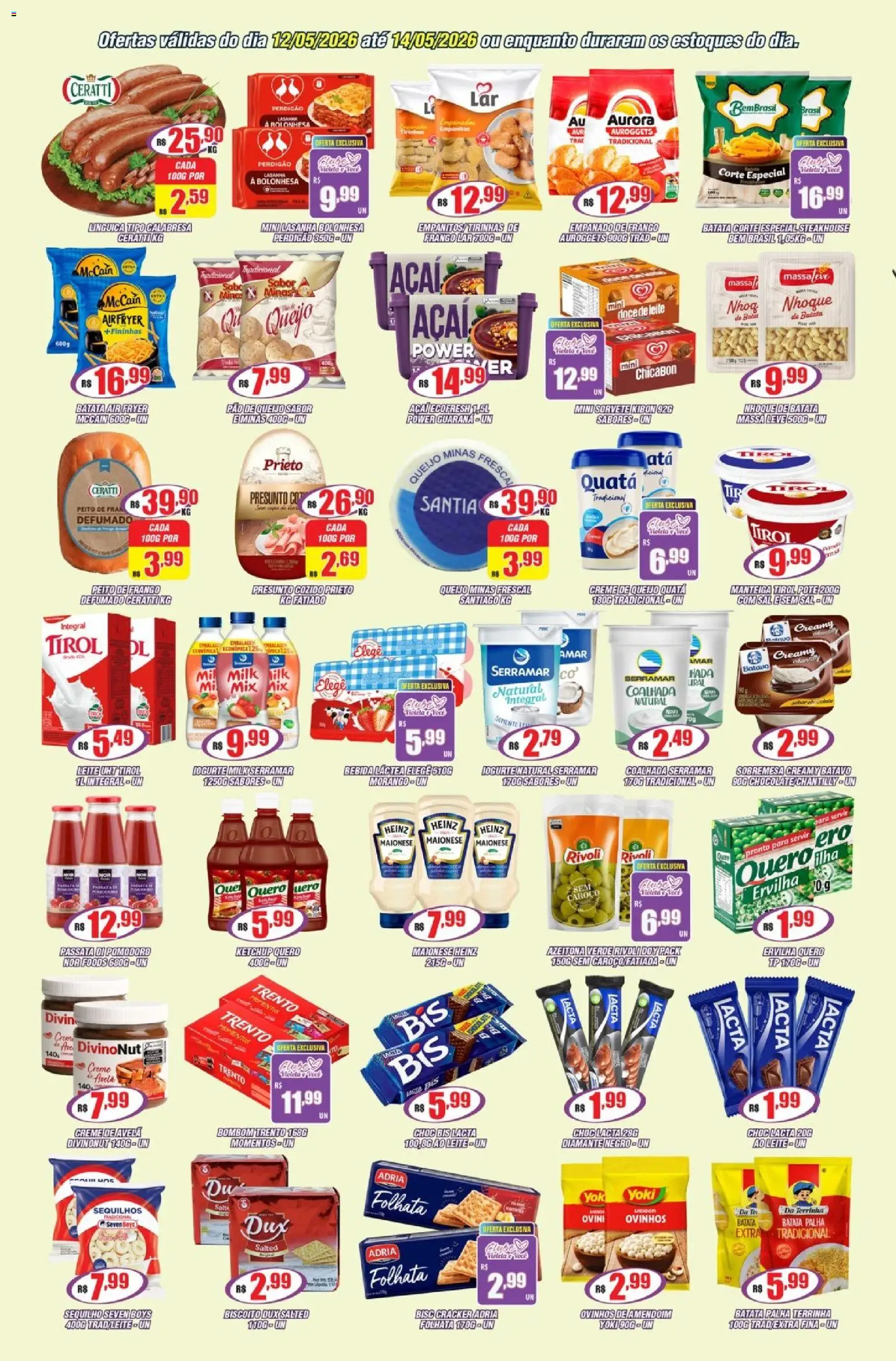 Violeta Supermercados - Ofertas da semana de 12/05/2026 ? Não perca as melhores promoções! | Brasil