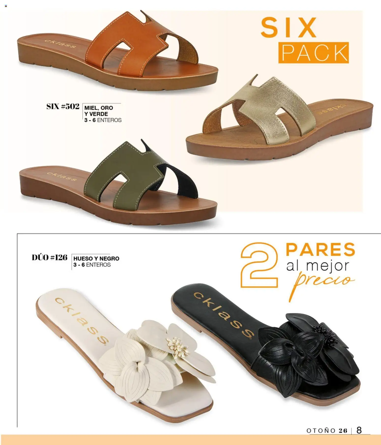 Nuevas ofertas de Cklass válidas en toda la República Mexicana desde el 08/07/2026. ¡Encuentra las mejores ofertas en Cklass catálogo Sandalias! | Página: 9