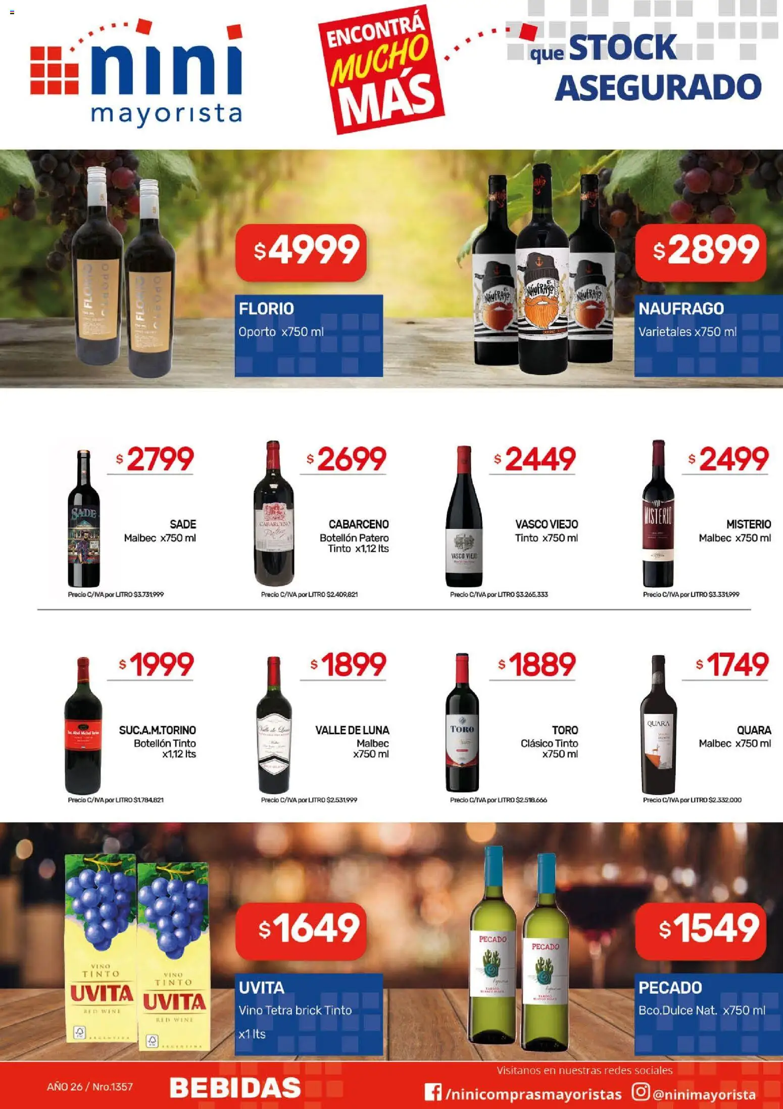NINI Mayorista ofertas │ válido desde el 27.04.2026 | Página: 17 | Productos: Vino