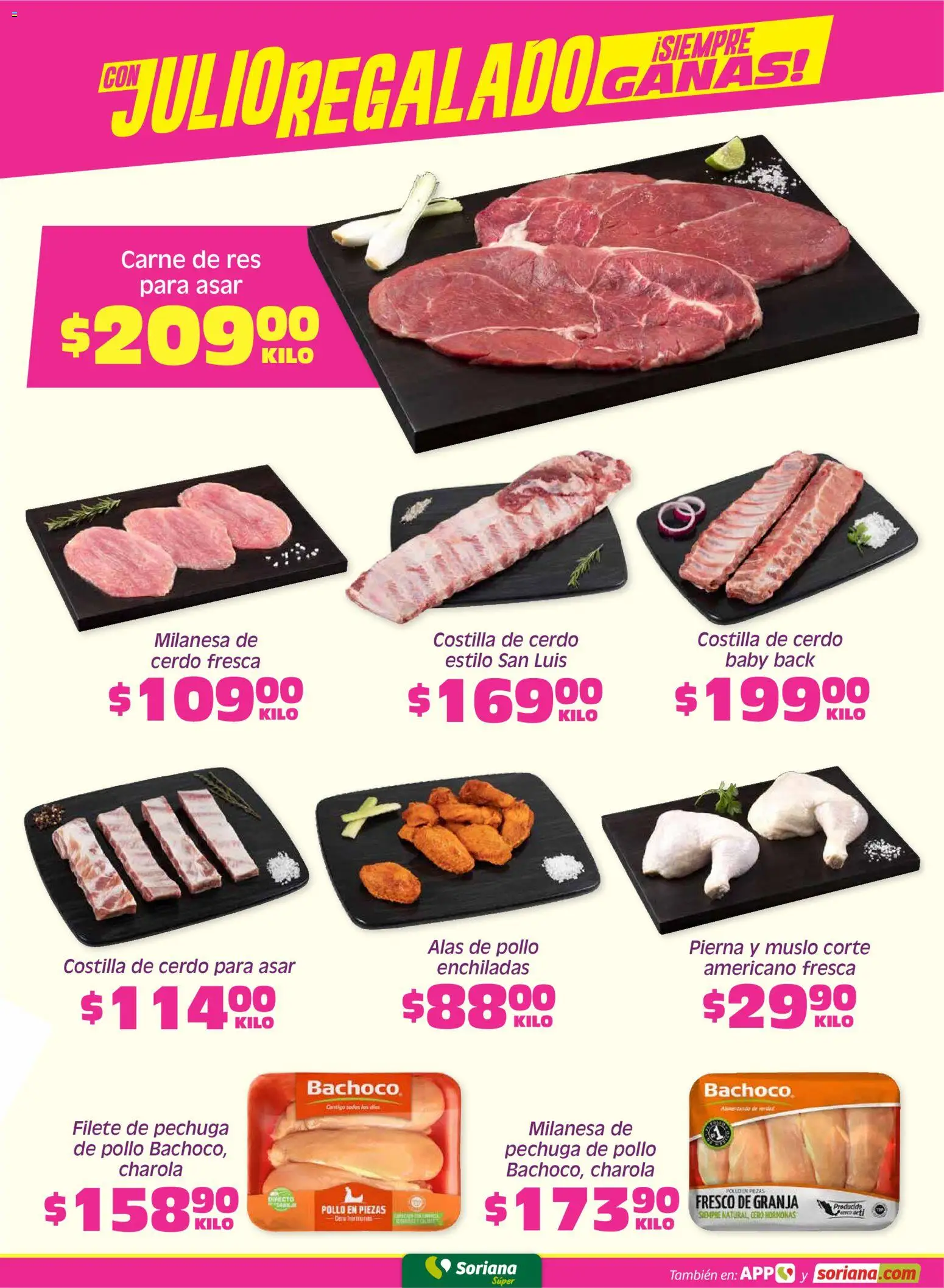 Nuevas ofertas de Soriana válidas en toda la República Mexicana desde el 22.05.2026. ¡Encuentra las mejores ofertas en Soriana Fin de Semana Súper: Ver, Tab, Chis, Camp, Yuc y Q. Roo! | Página: 3