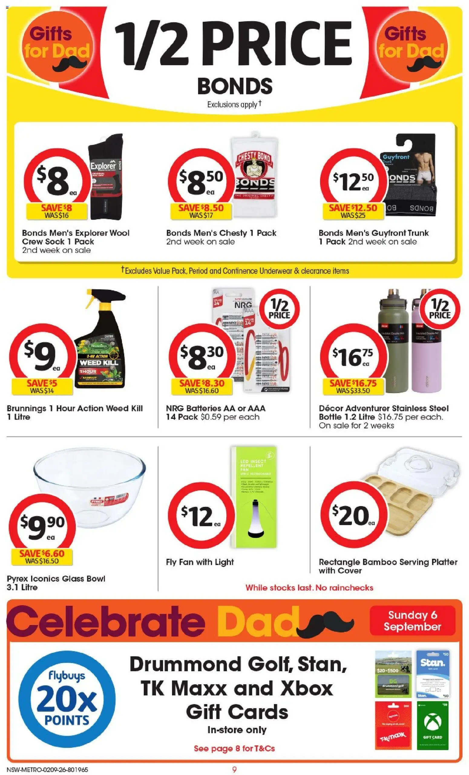 Coles catalogue - valid from 02/09/2026 | Page: 10 | Products: Weed, Underwear, Batteries, Fan