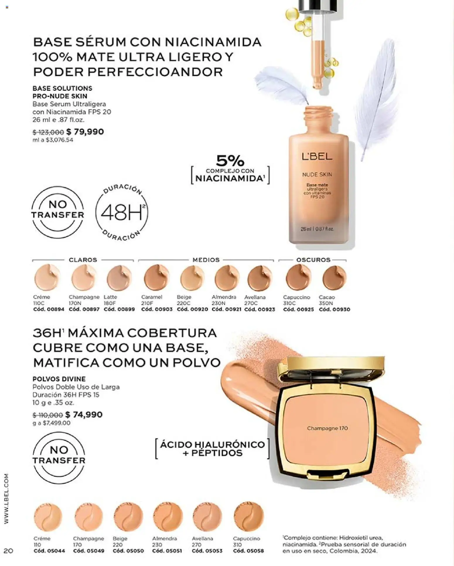 L'Bel revista - valida desde el 13.04.2026 | Página: 22 | Productos: Almendra, Serum, Polvo, Vitaminas