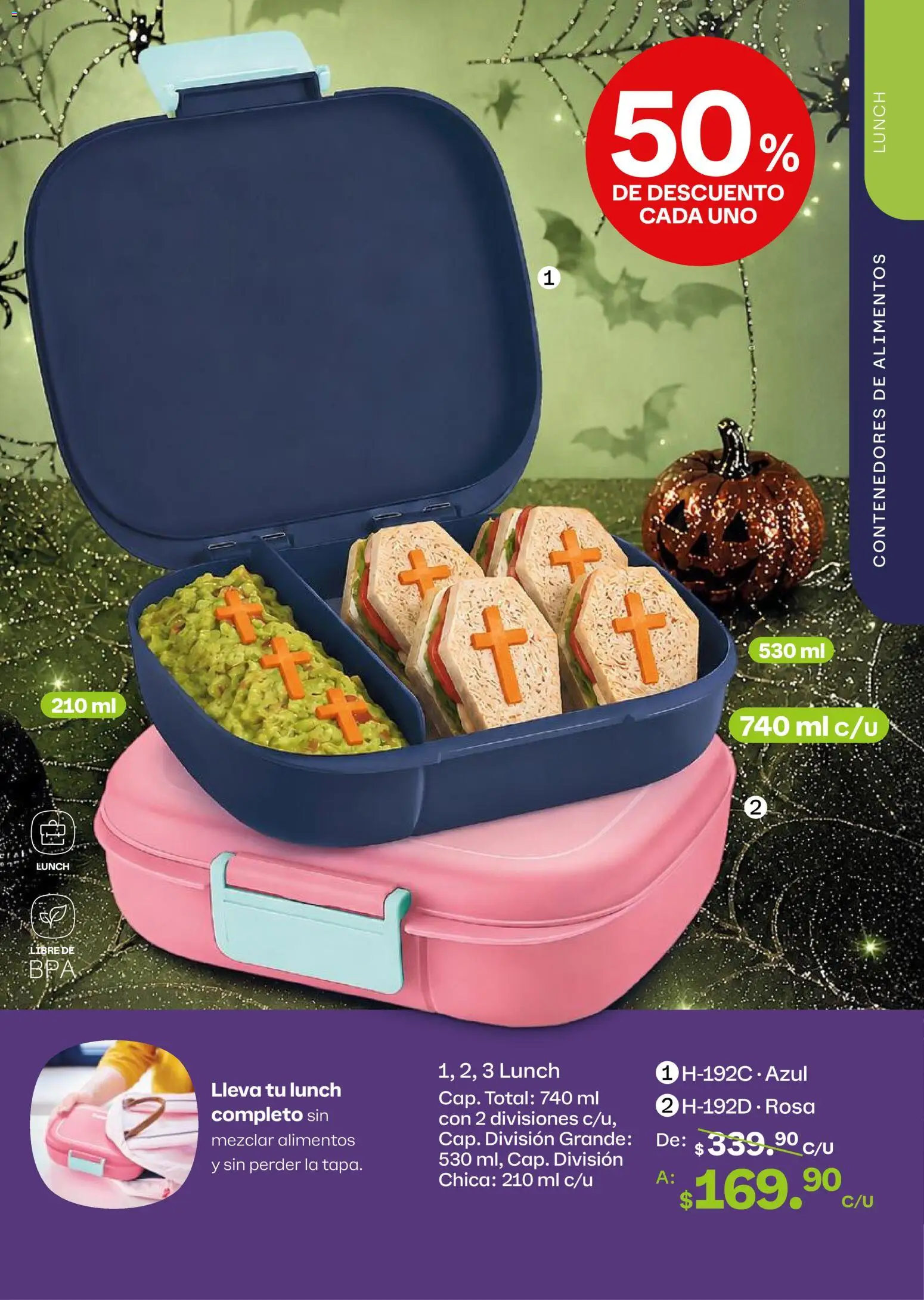 Nuevas ofertas de Tupperware válidas en toda la República Mexicana desde el 05/10/2026. ¡Encuentra las mejores ofertas en Tupperware catálogo! | Página: 51