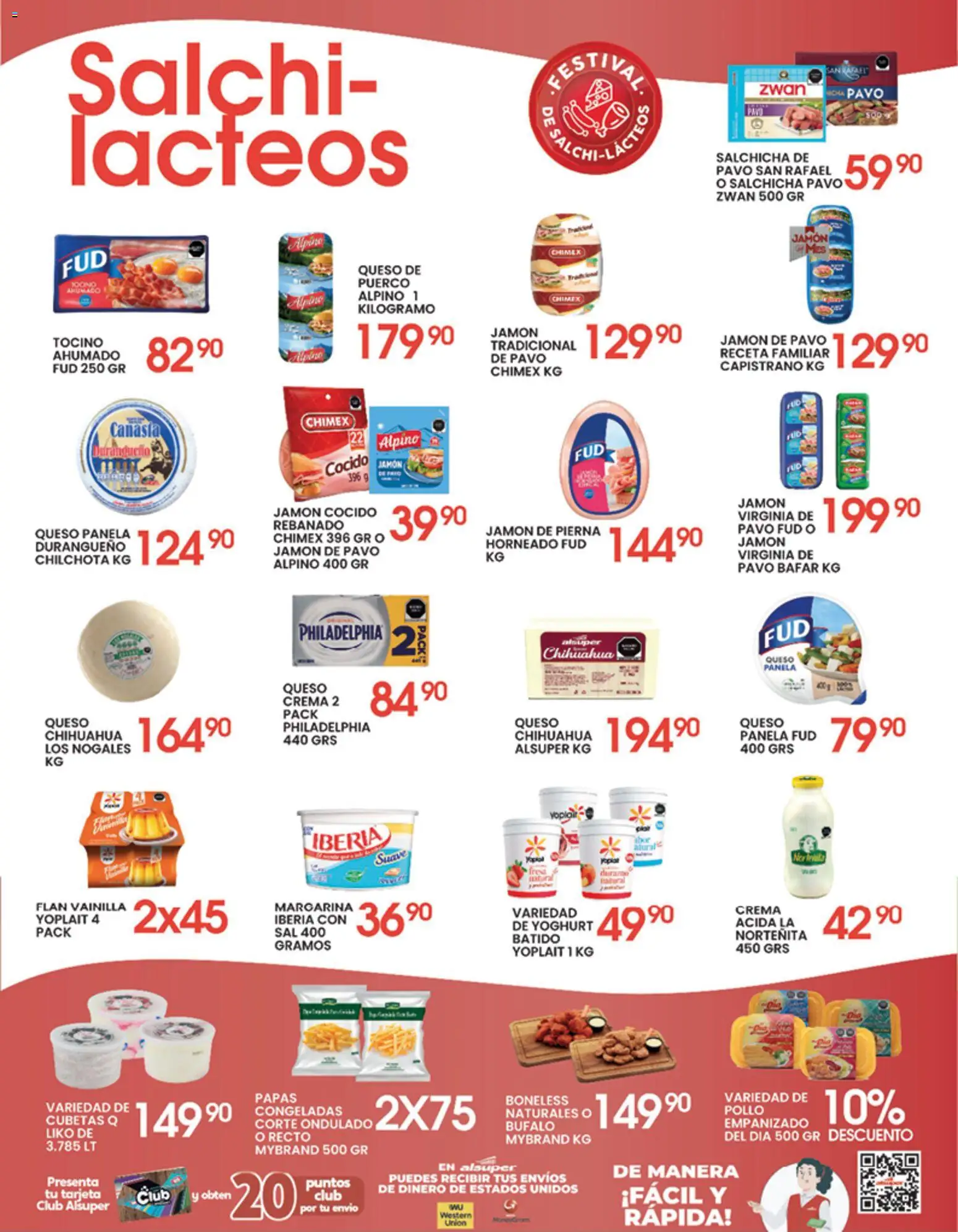 Nuevas ofertas de Alsuper válidas en toda la República Mexicana desde el 12.05.2026. ¡Encuentra las mejores ofertas en Alsuper folleto Saltillo! | Página: 3 | Productos: Pollo, Tocino, Sal, Margarina