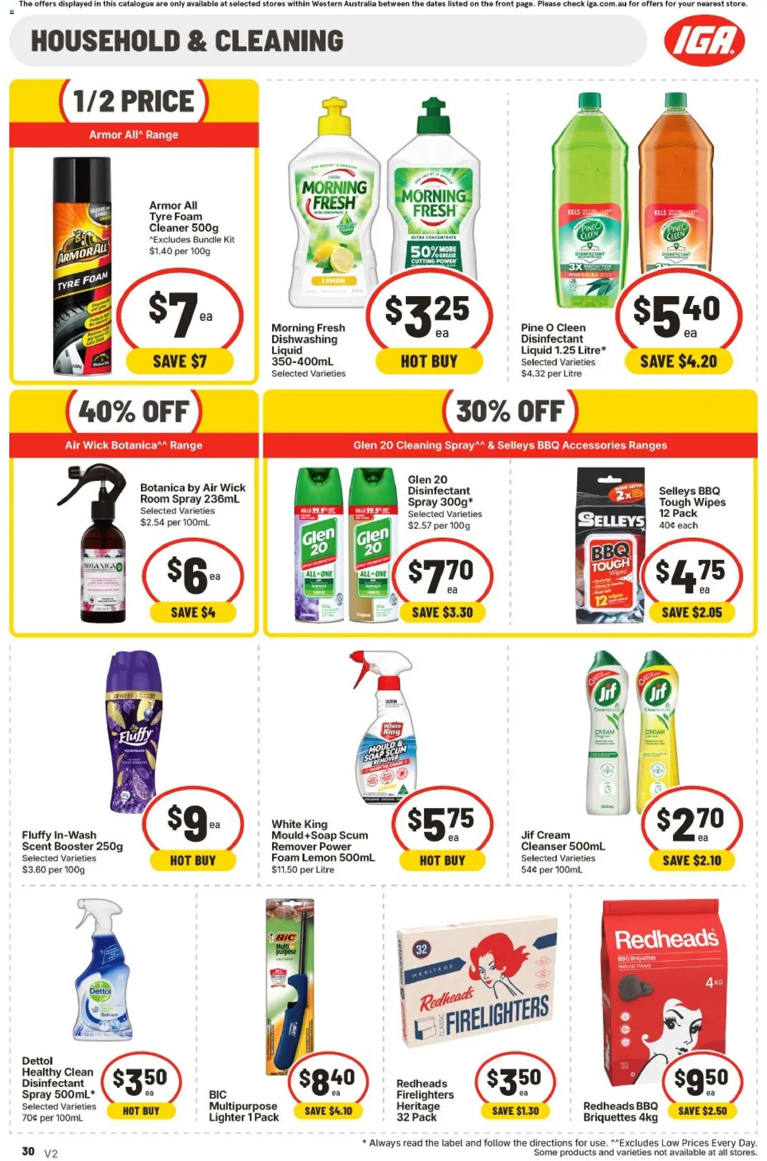 IGA catalogue - valid from 30/09/2026 | Page: 39 | Products: Briquettes, Cream, Wood, Lemon