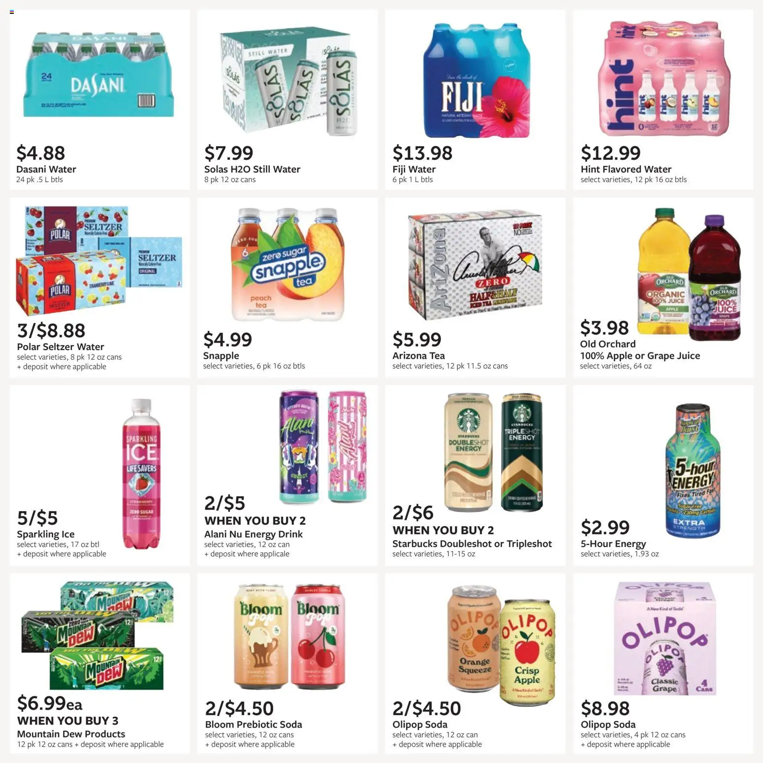 Fareway Monthly Ad - valid from 09/28/2026 | Page: 21 | Products: Water, Sugar, Peach, Iced tea