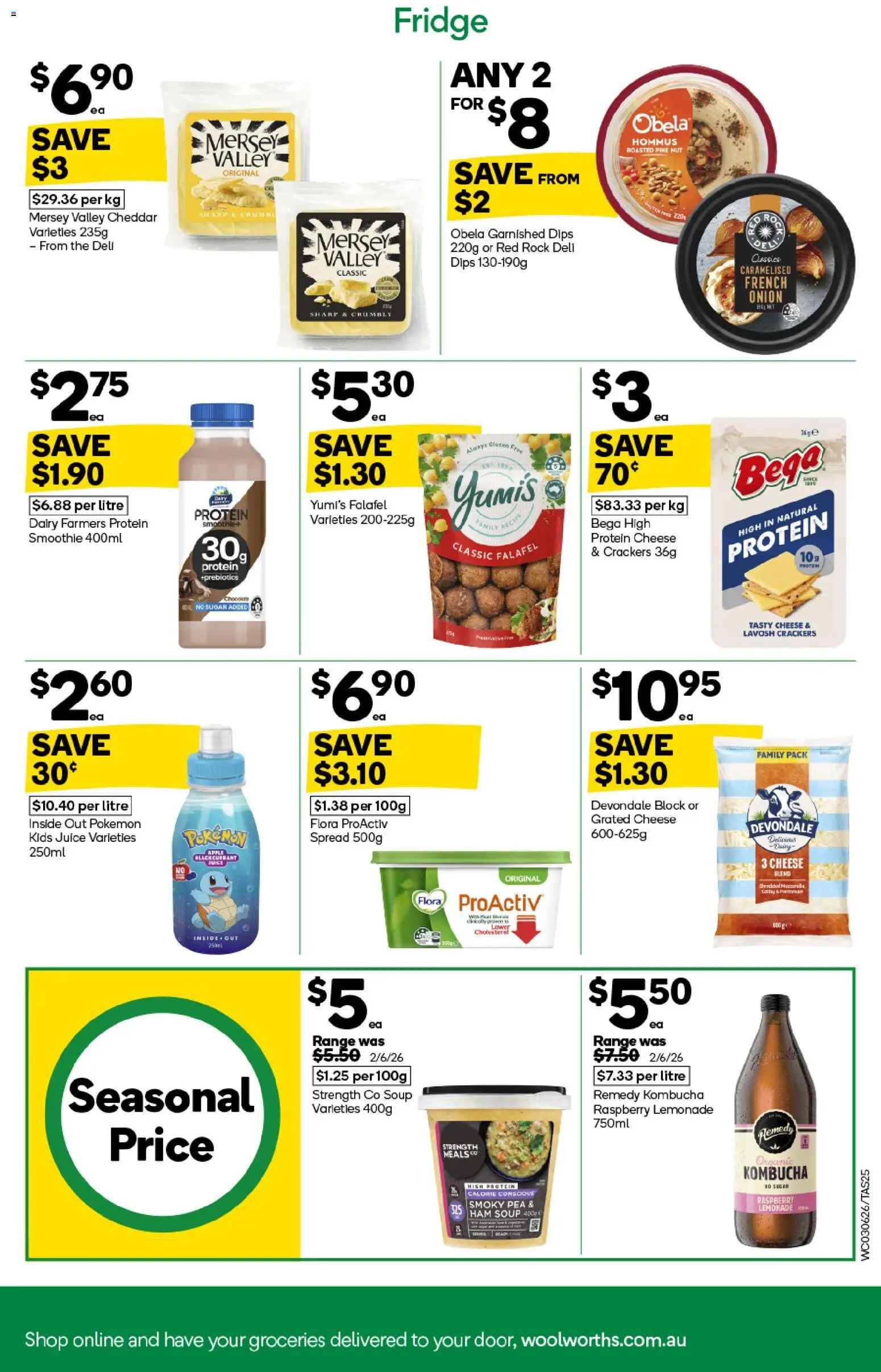 Woolworths catalogue - valid from 03.06.2026 | Page: 25 | Products: Dairy, Sugar, Soup, Raspberry
