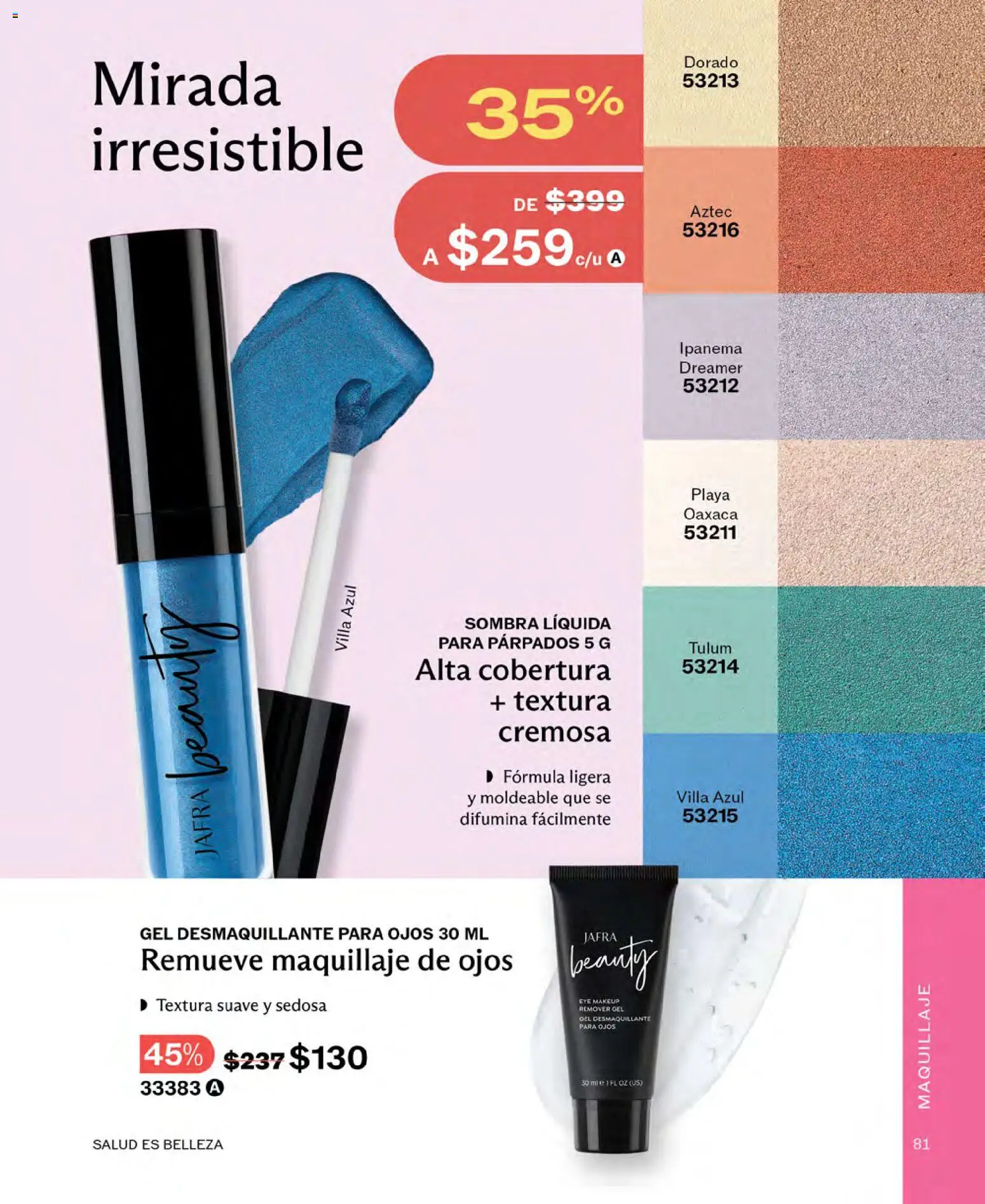 Nuevas ofertas de JAFRA válidas en toda la República Mexicana desde el 01/08/2026. ¡Encuentra las mejores ofertas en JAFRA catálogo! | Página: 81